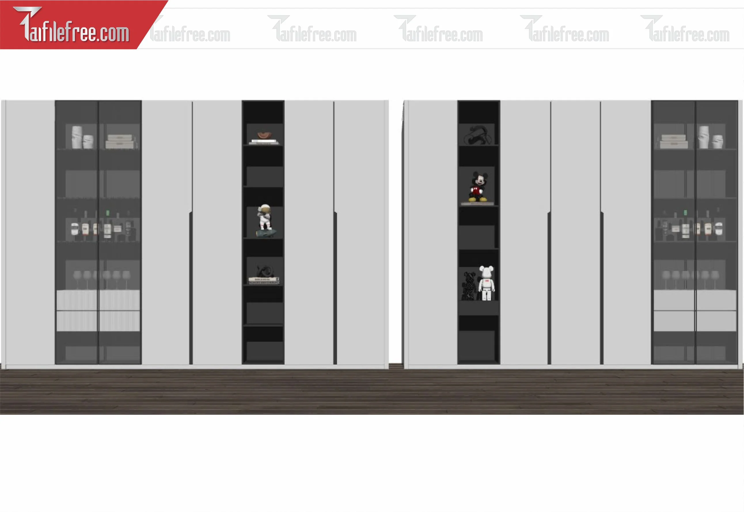 File 3D Sketchup Tủ Chưng Bầy_SK402