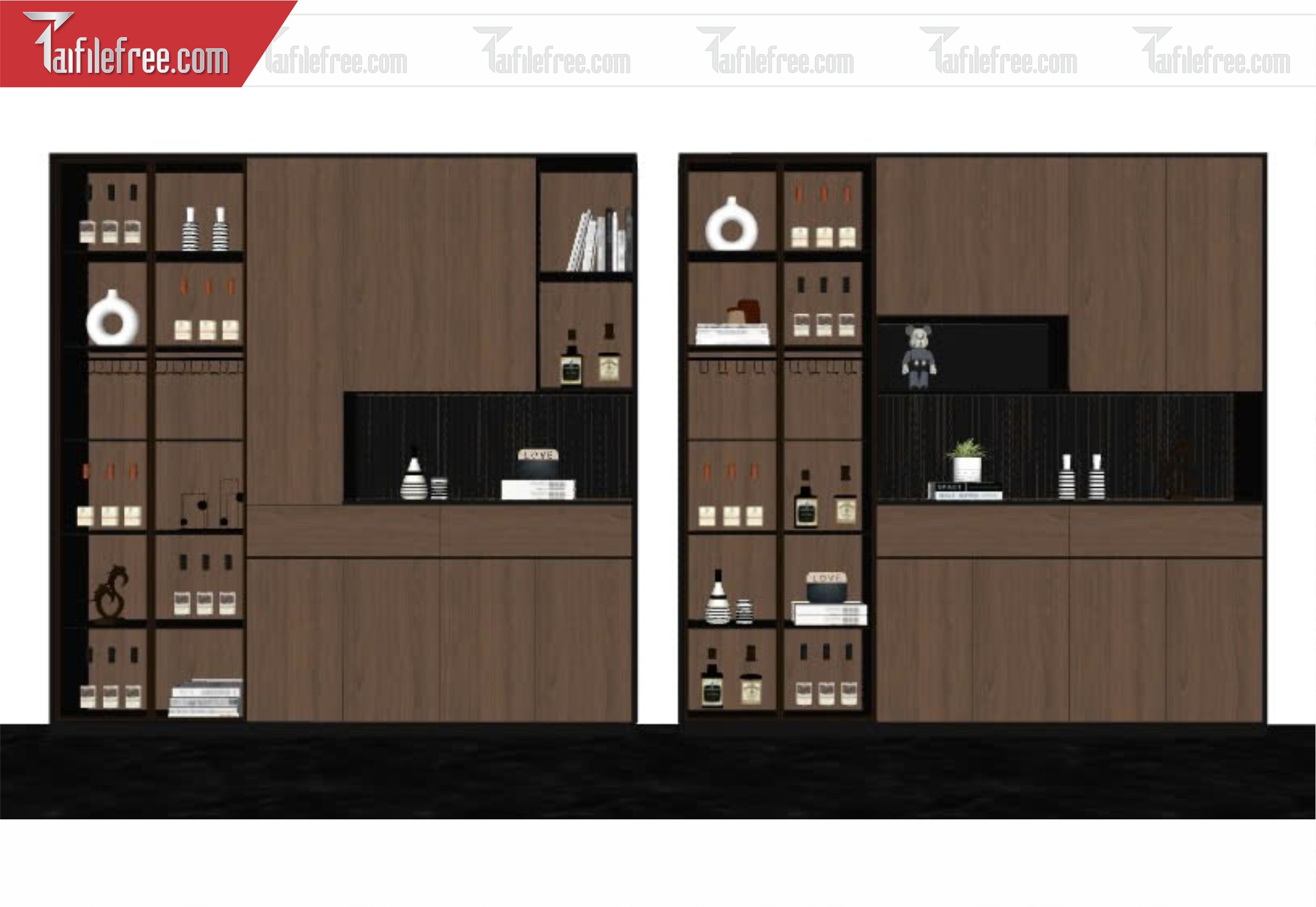 File 3D Sketchup Tủ Chưng Bầy_SK404