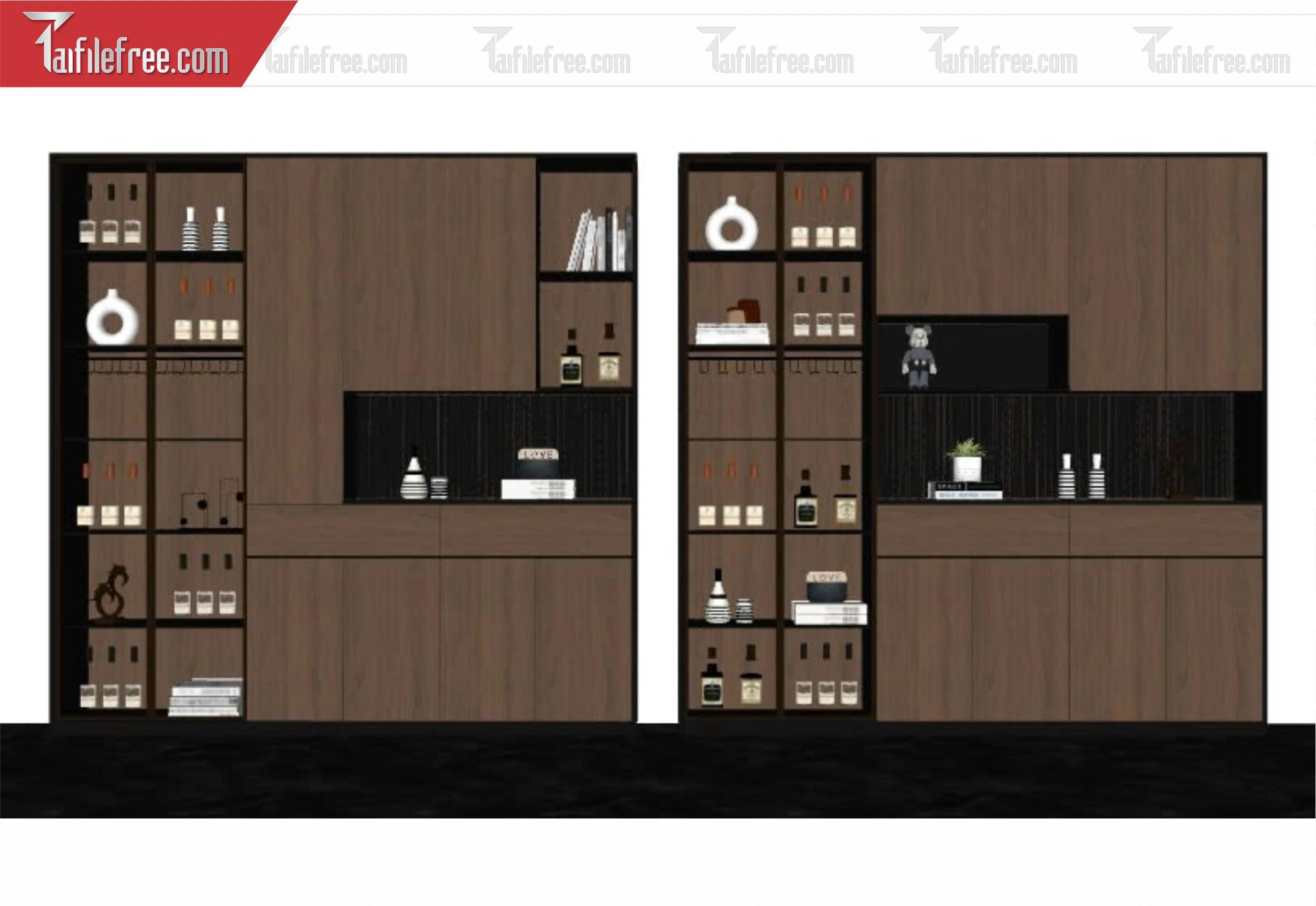 File 3D Sketchup Tủ Chưng Bầy_SK404
