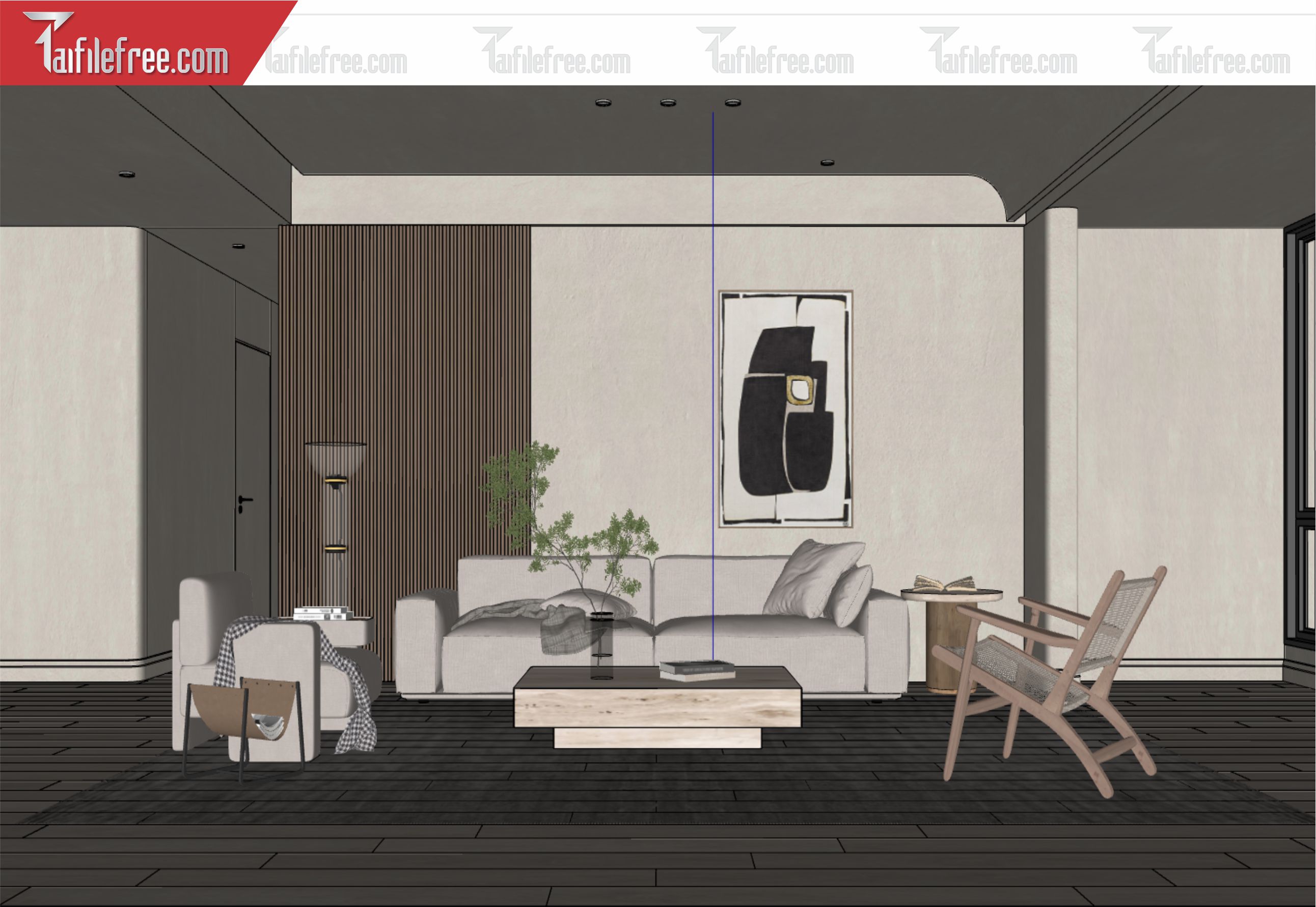 File 3D Sketchup Phòng Khách_SK408