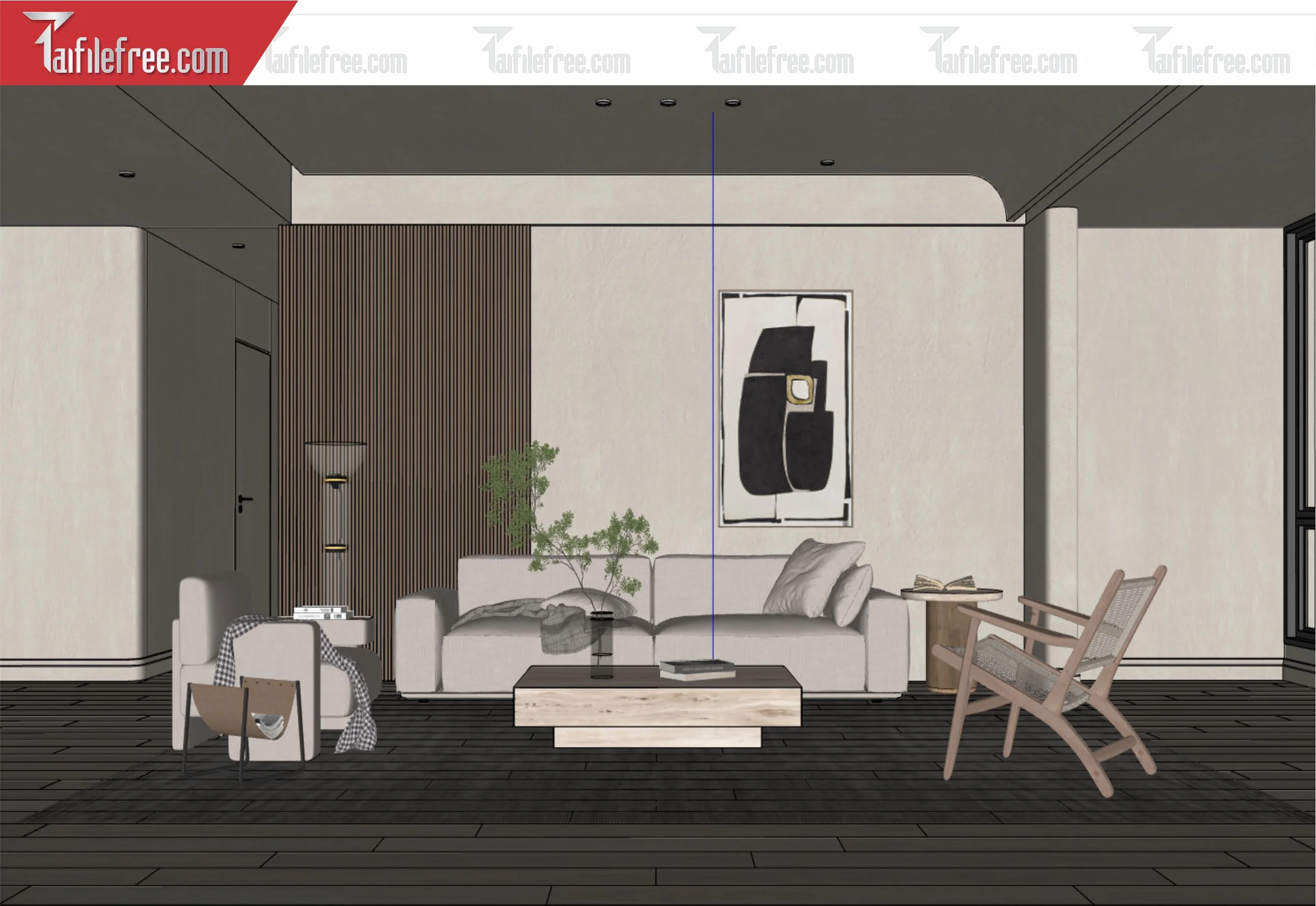 File 3D Sketchup Phòng Khách_SK408