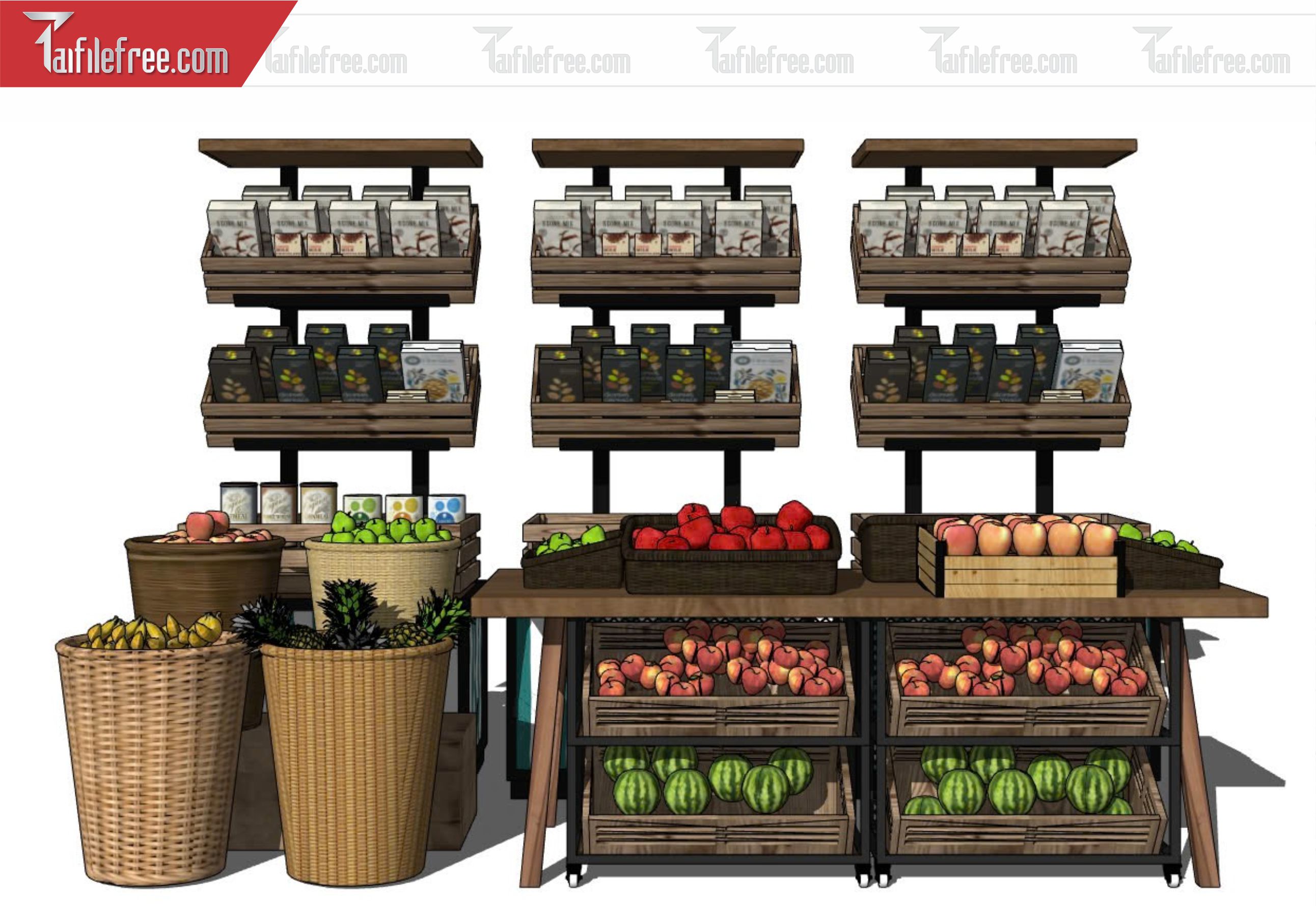 File 3D Sketchup Siêu Thị_SK418