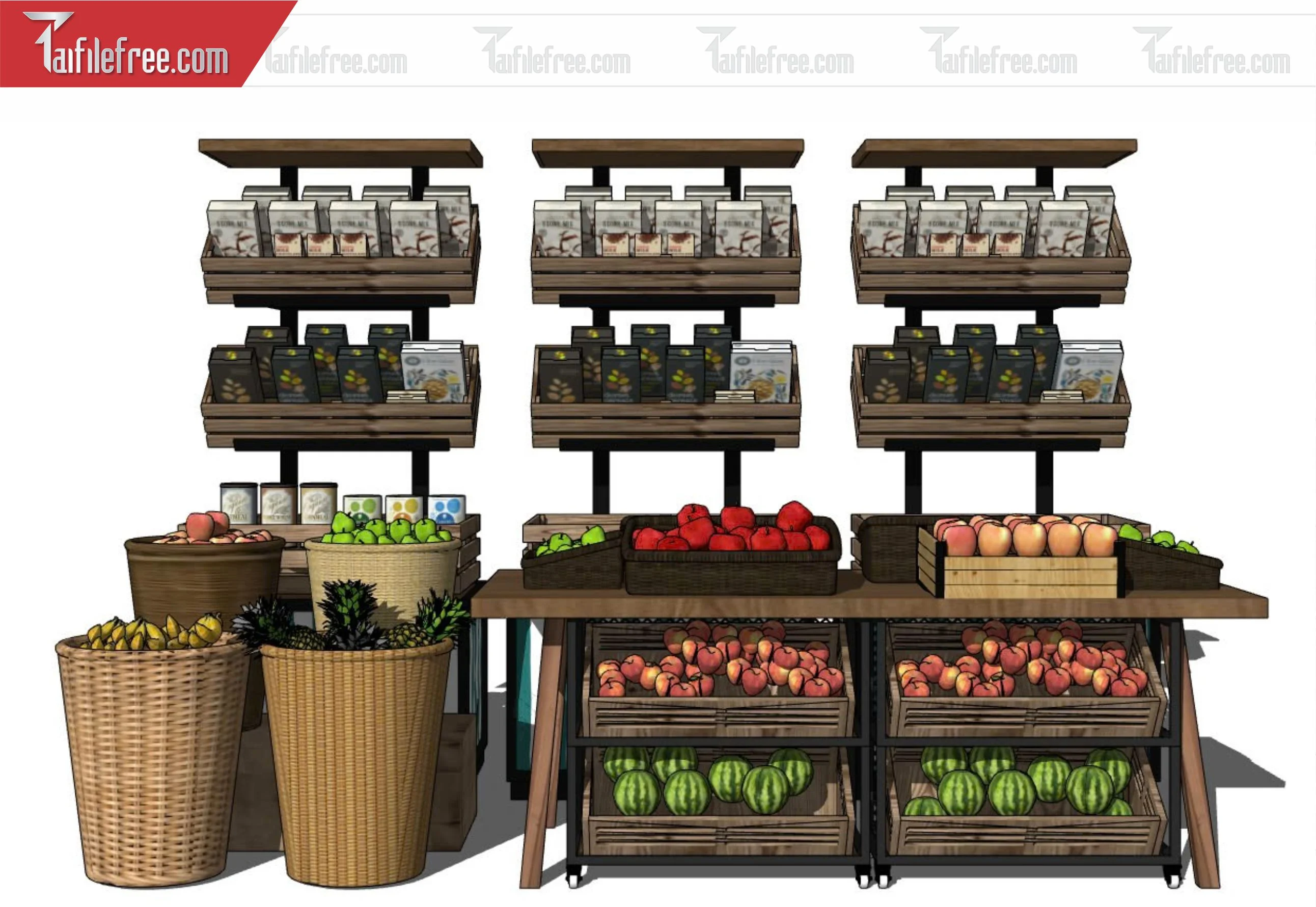 File 3D Sketchup Siêu Thị_SK418