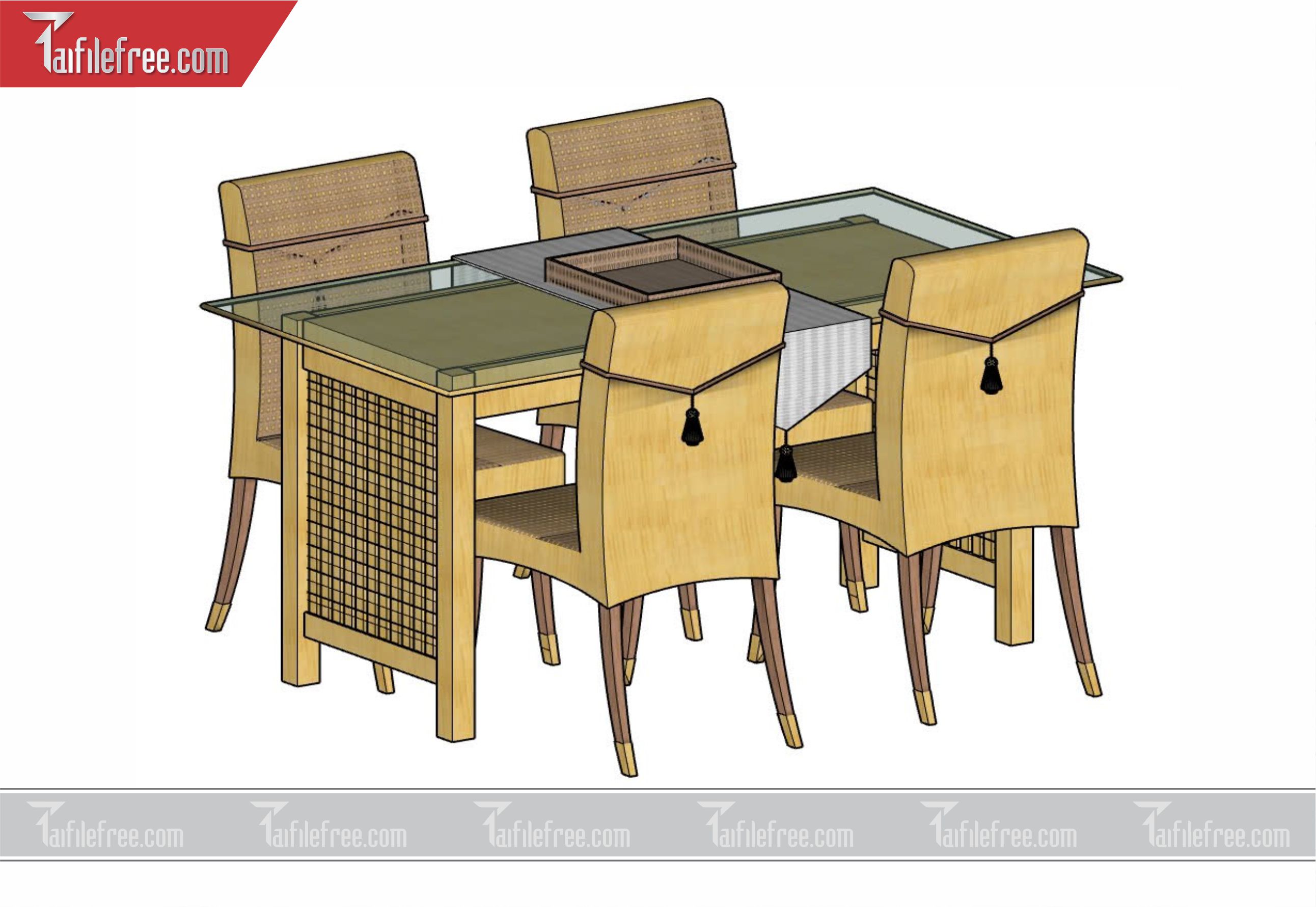 File 3D Sketchup Bàn Ăn_SK42