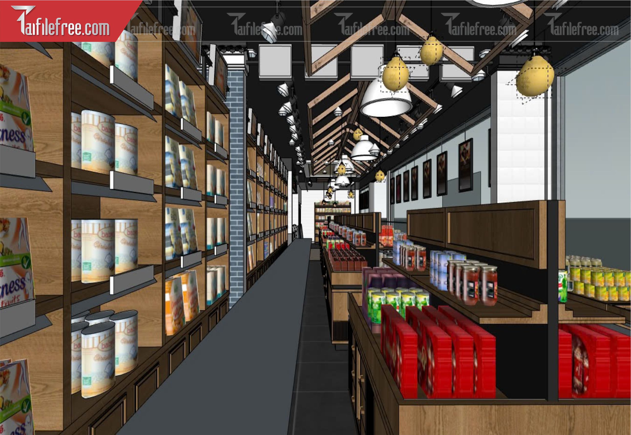 File 3D Sketchup Siêu Thị_SK426