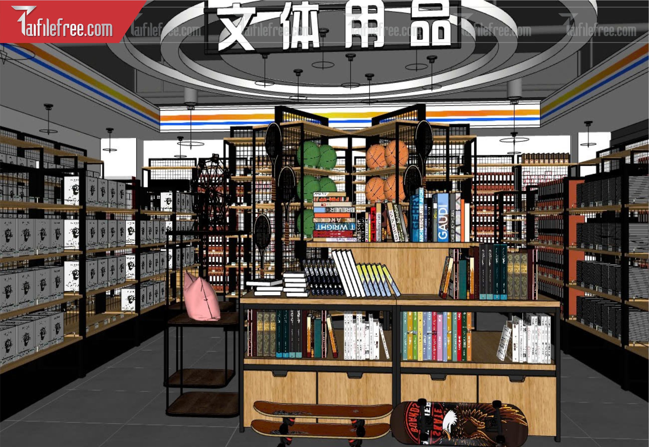 File 3D Sketchup Siêu Thị_SK430