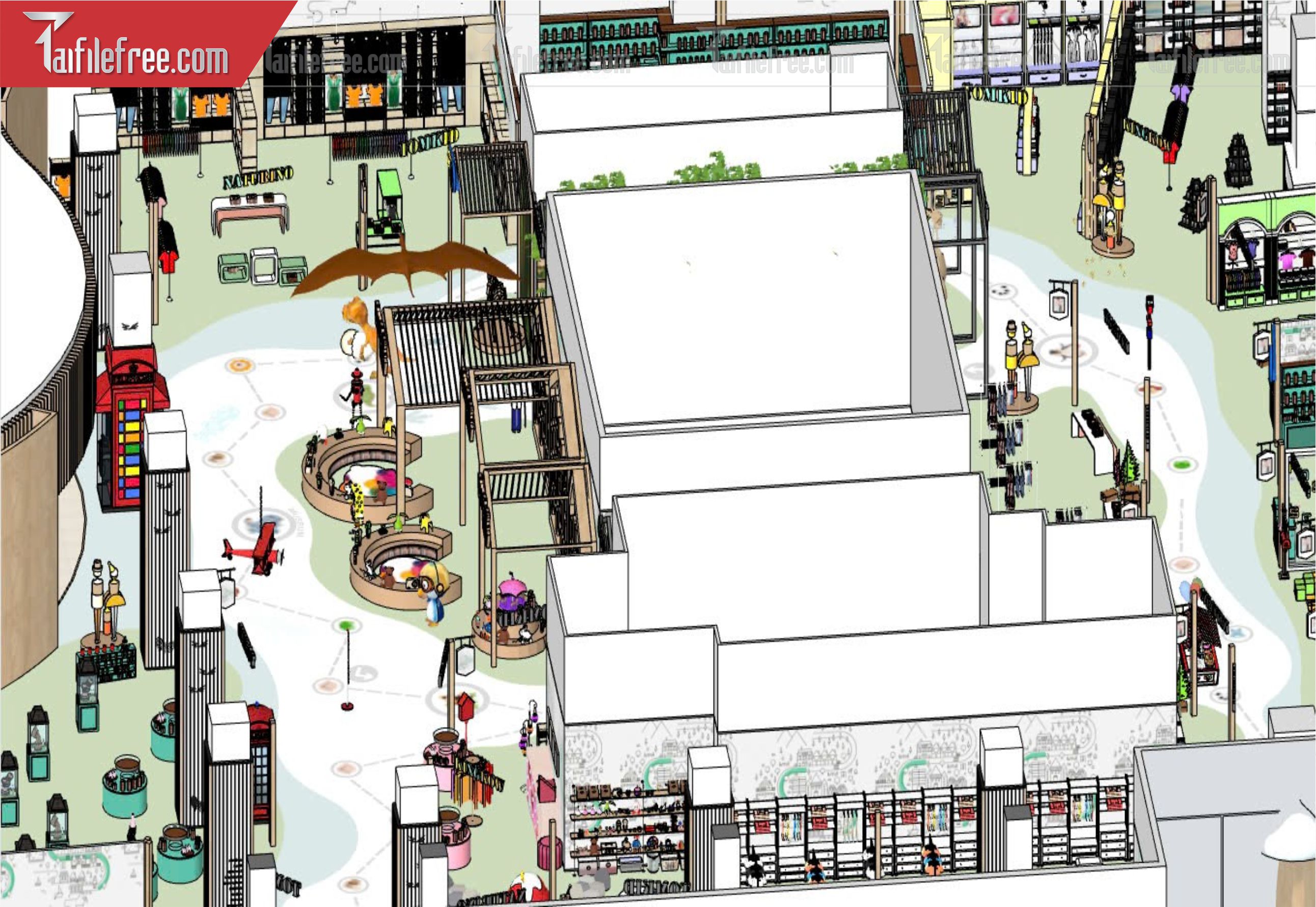 File 3D Sketchup Siêu Thị_SK432