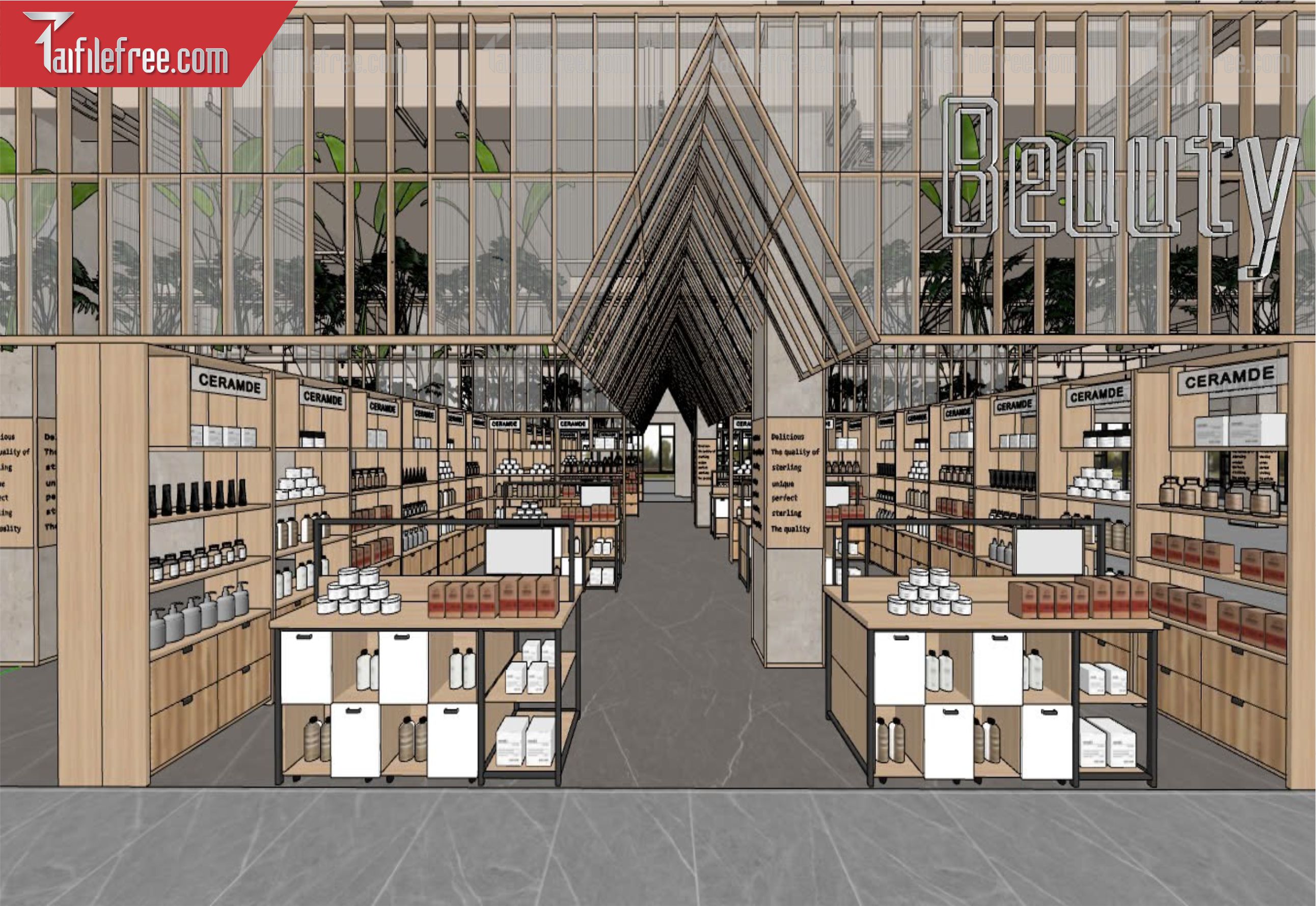 File 3D Sketchup Siêu Thị_SK436
