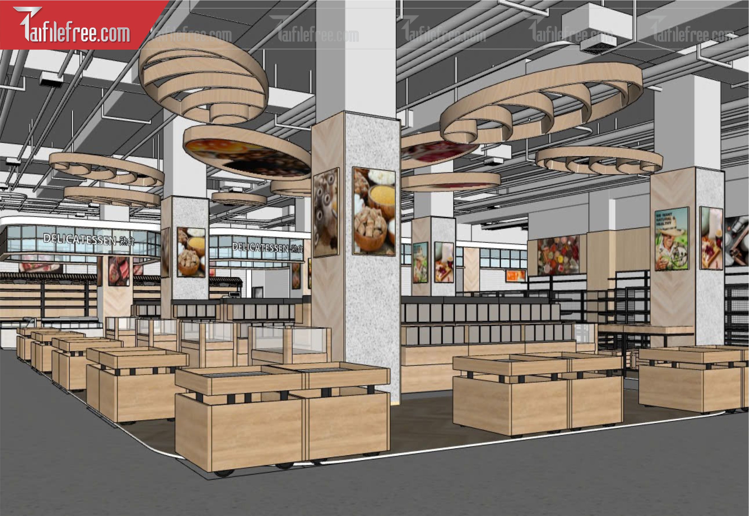 File 3D Sketchup Siêu Thị_SK438