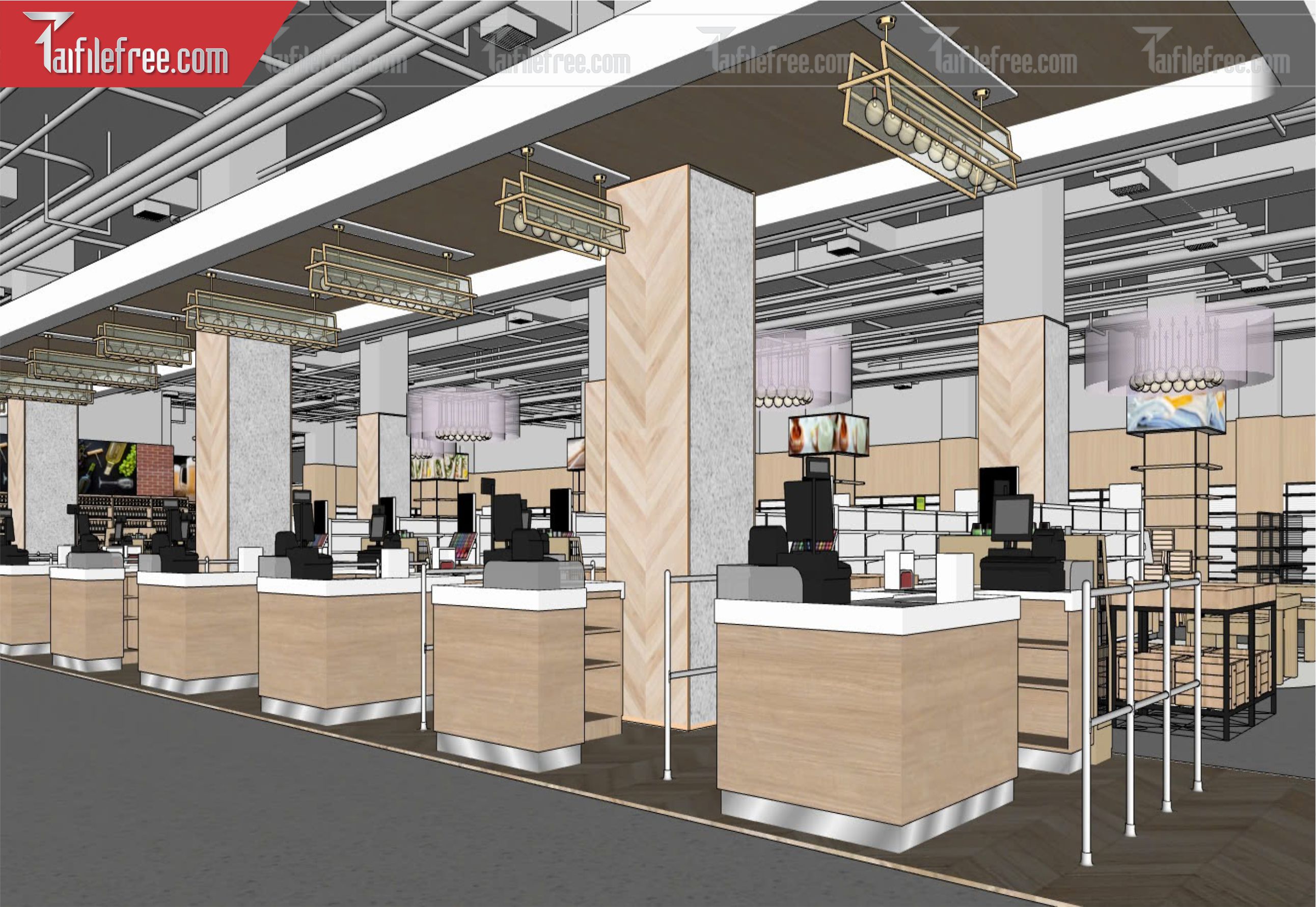 File 3D Sketchup Siêu Thị_SK440