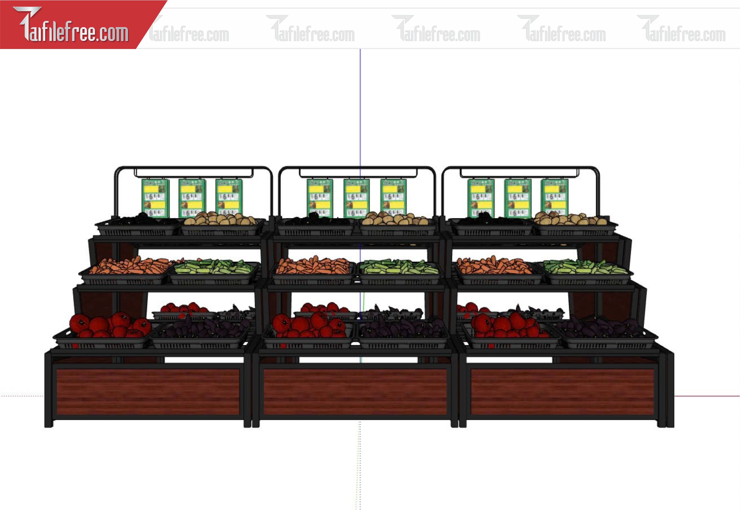 File 3D Sketchup Siêu Thị_SK448
