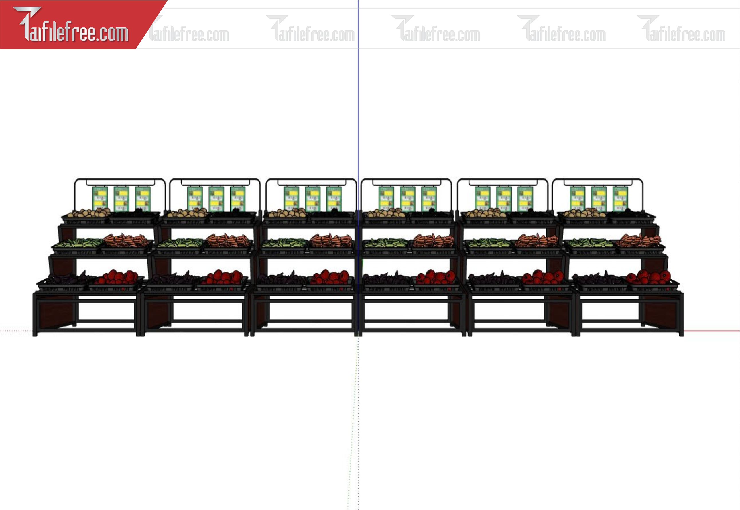 File 3D Sketchup Siêu Thị_SK449