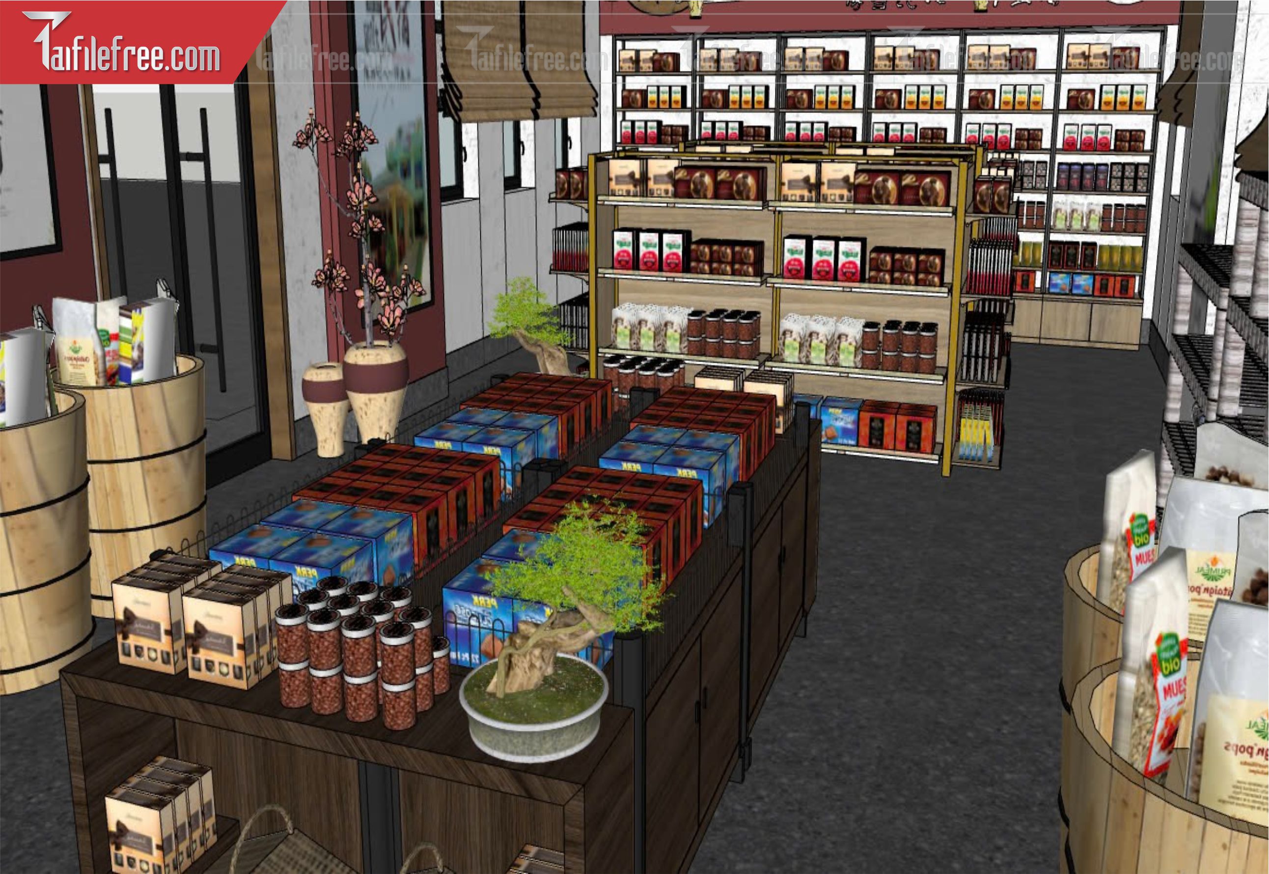 File 3D Sketchup Siêu Thị_SK451