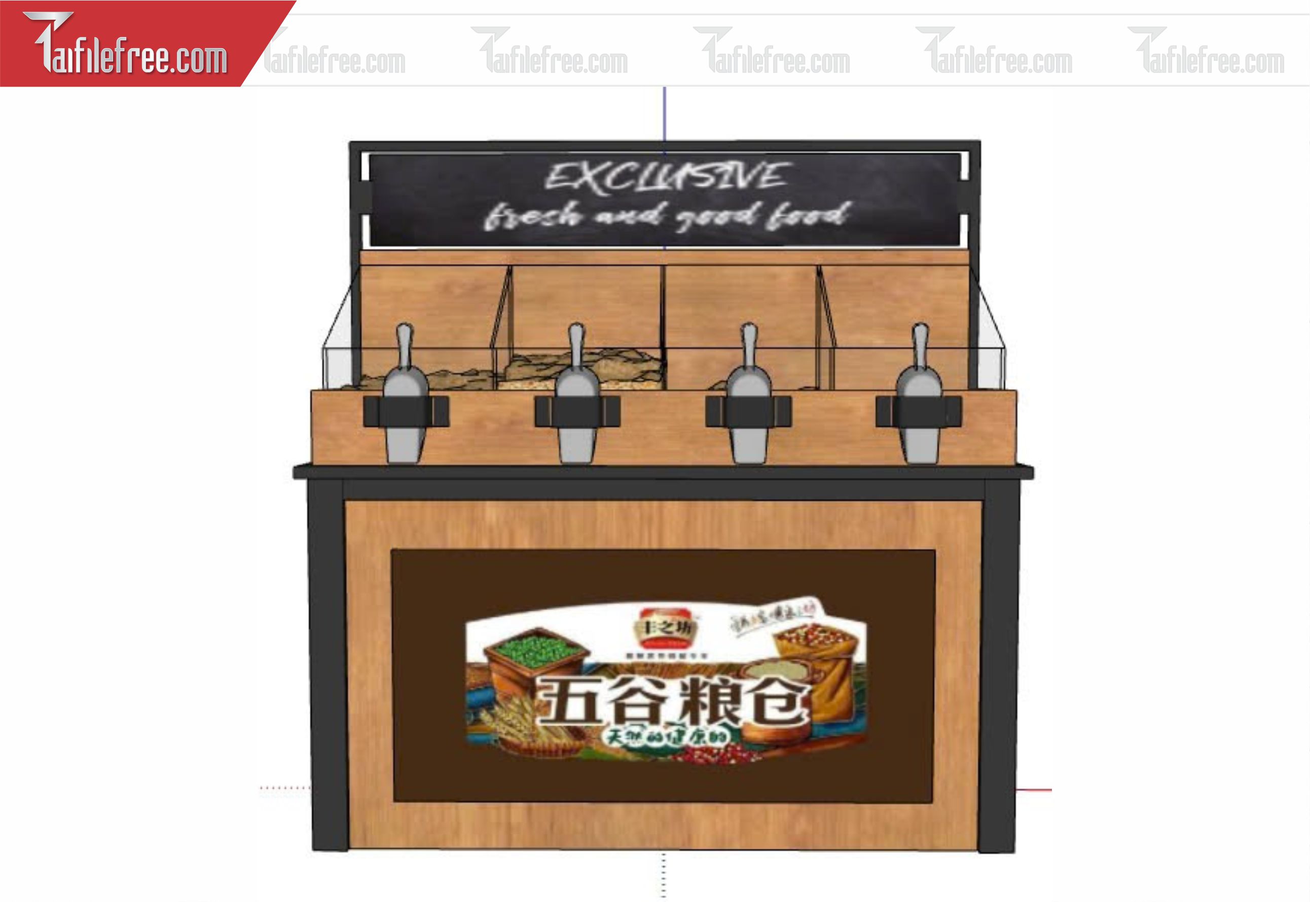 File 3D Sketchup Siêu Thị_SK454