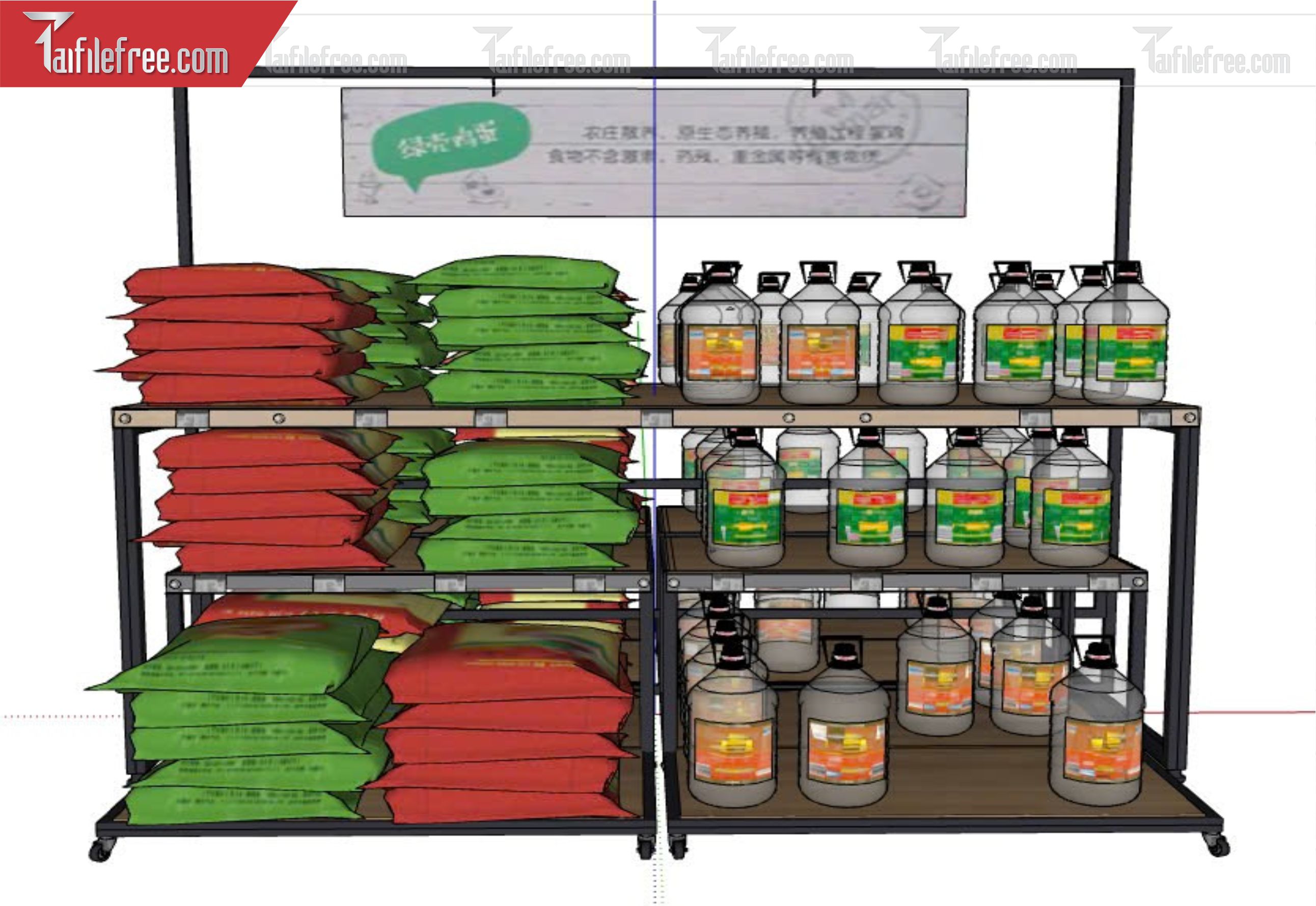 File 3D Sketchup Siêu Thị_SK456