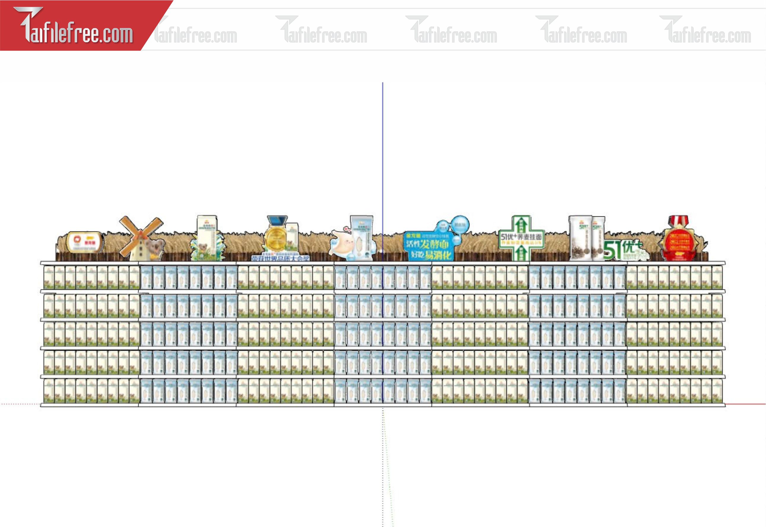File 3D Sketchup Siêu Thị_SK460