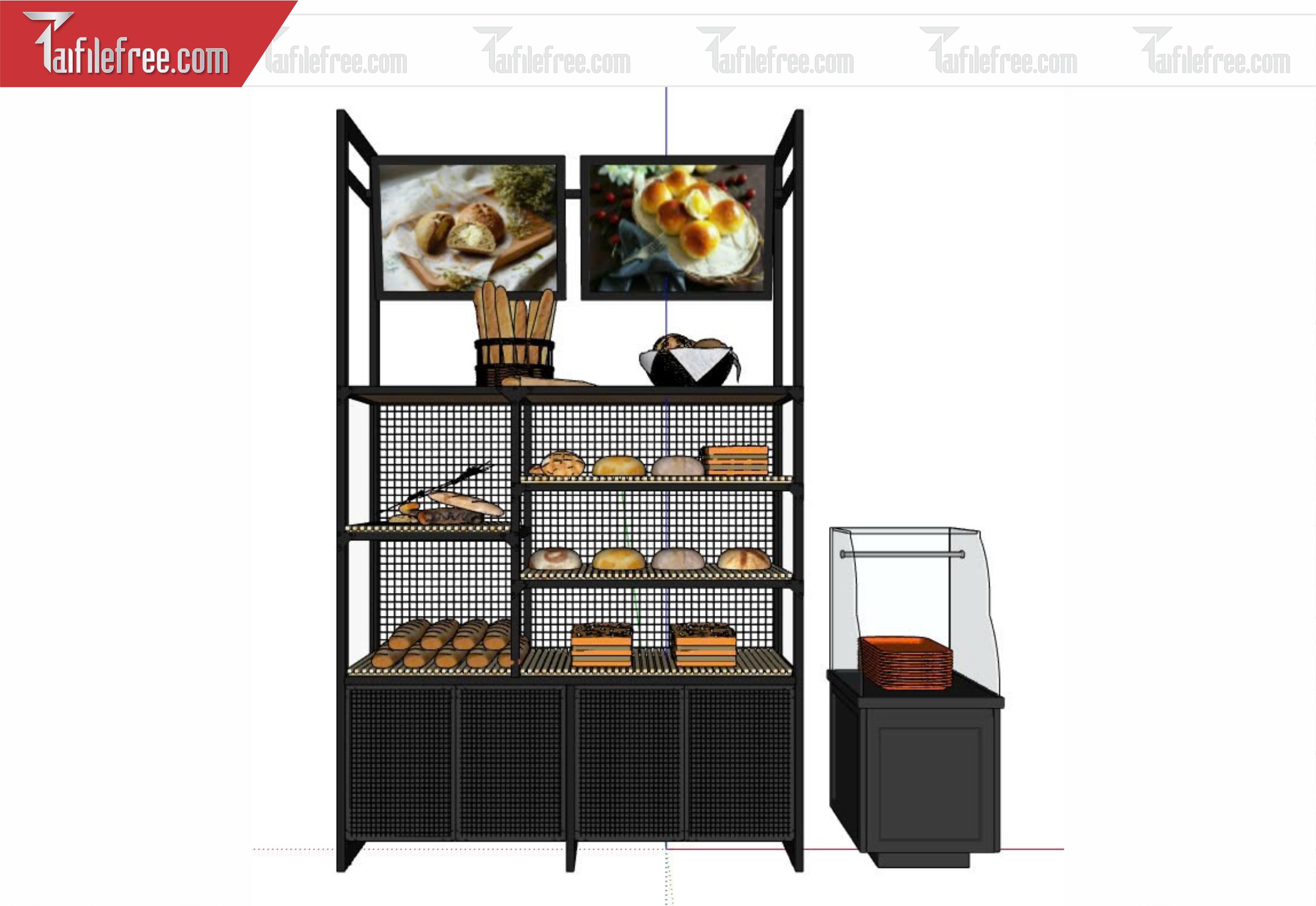 File 3D Sketchup Siêu Thị_SK474