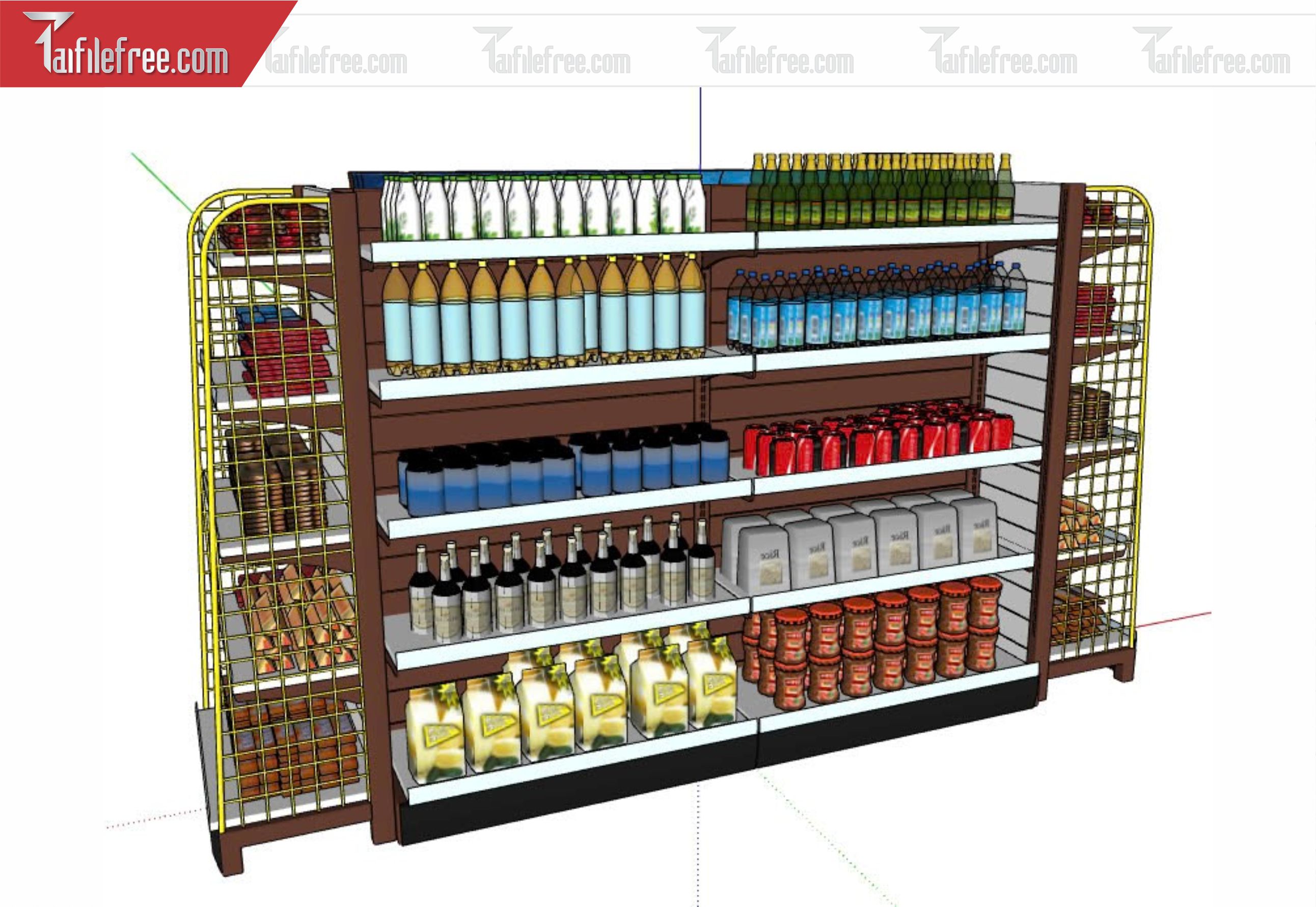 File 3D Sketchup Siêu Thị_SK478