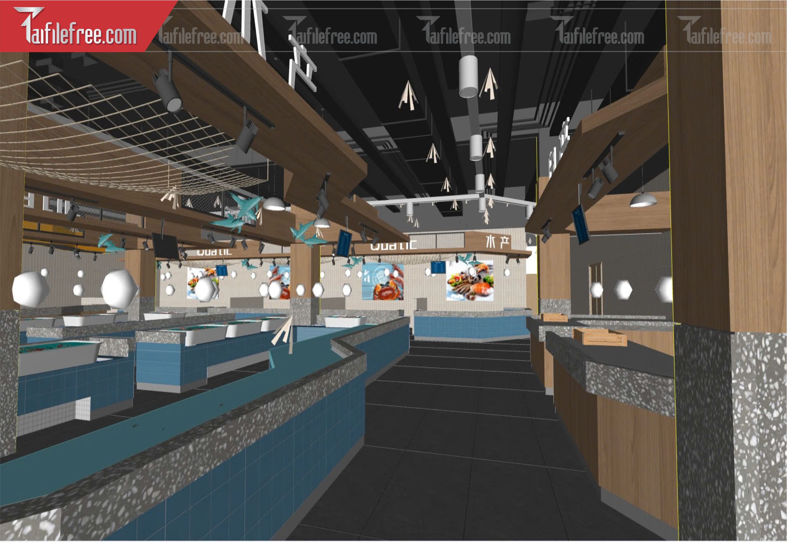 File 3D Sketchup Siêu Thị_SK490