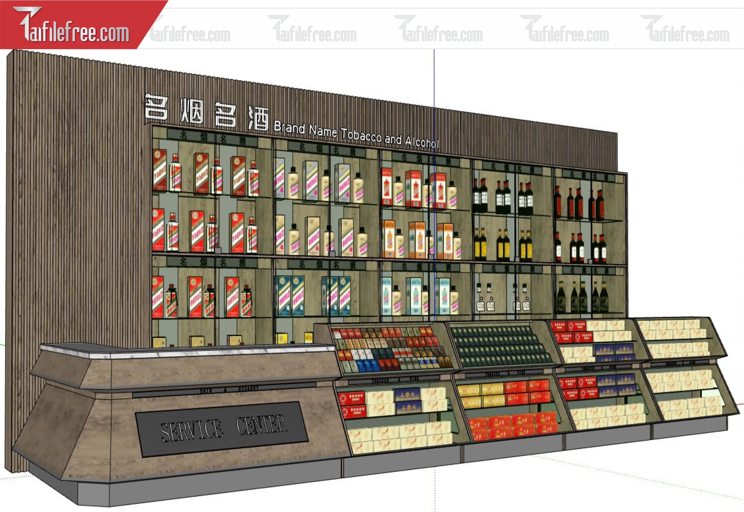 File 3D Sketchup Siêu Thị_SK496