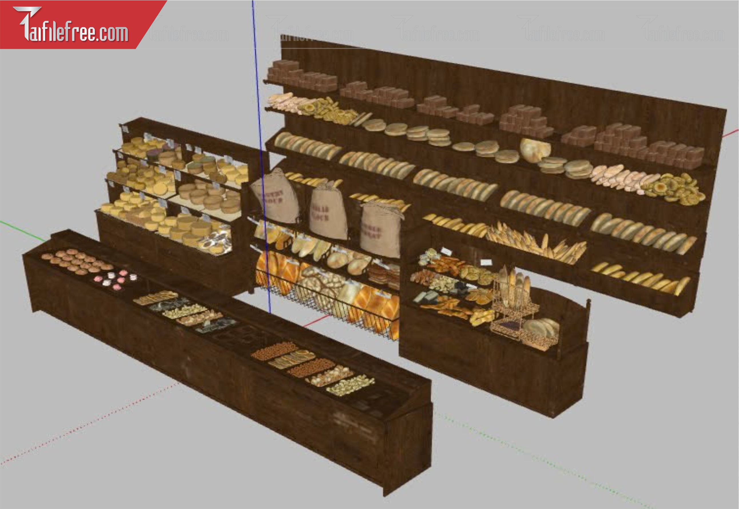 File 3D Sketchup Siêu Thị_SK508