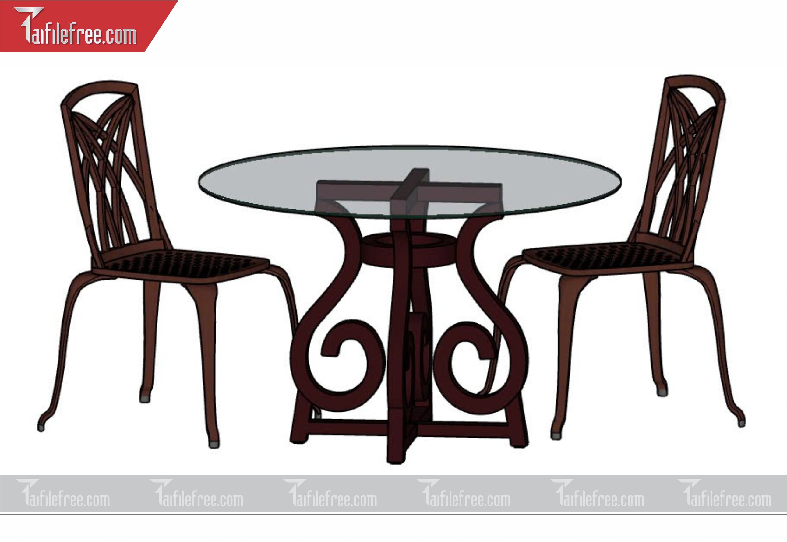 File 3D Sketchup Bàn Ăn_SK51