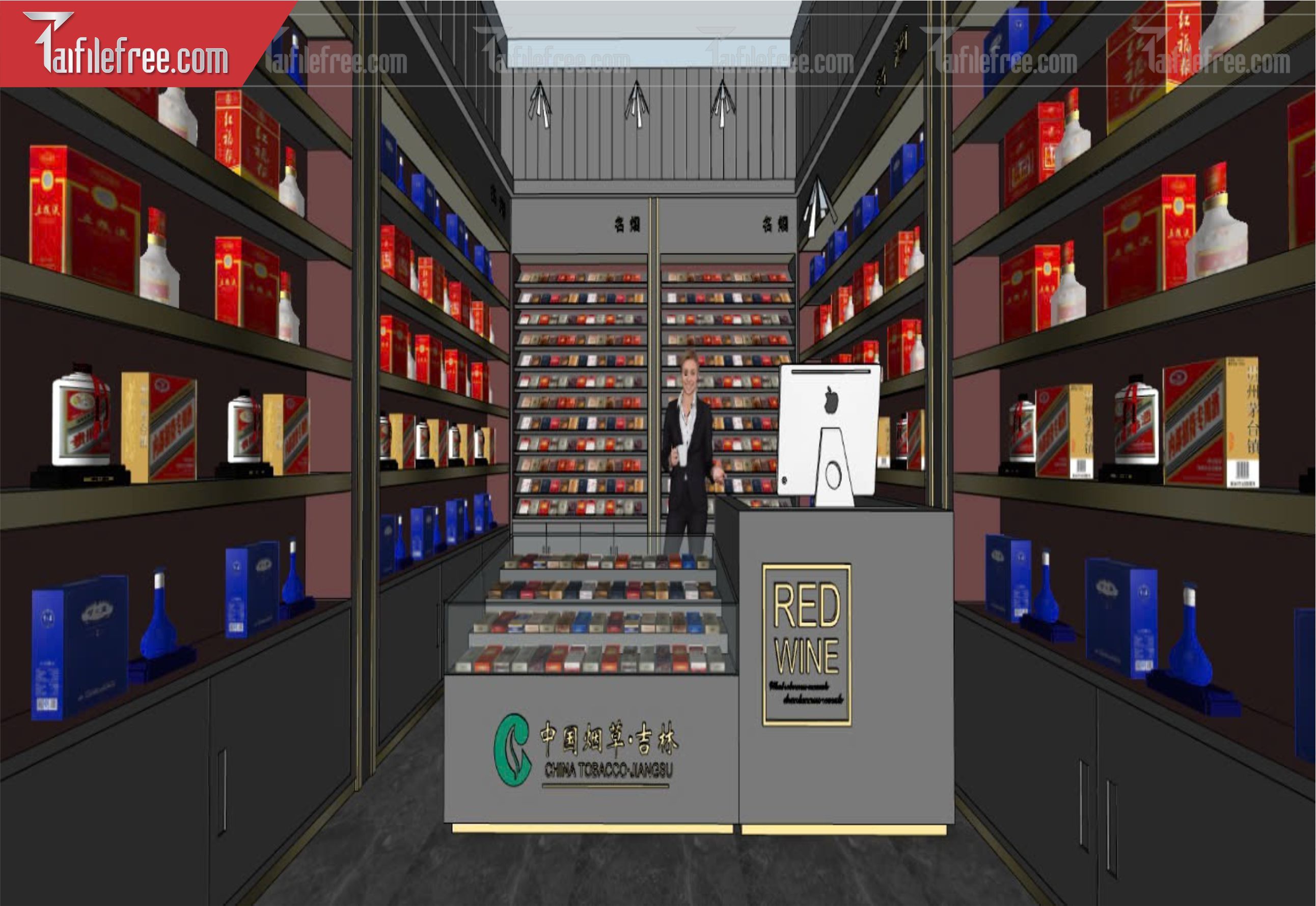 File 3D Sketchup Siêu Thị_SK511