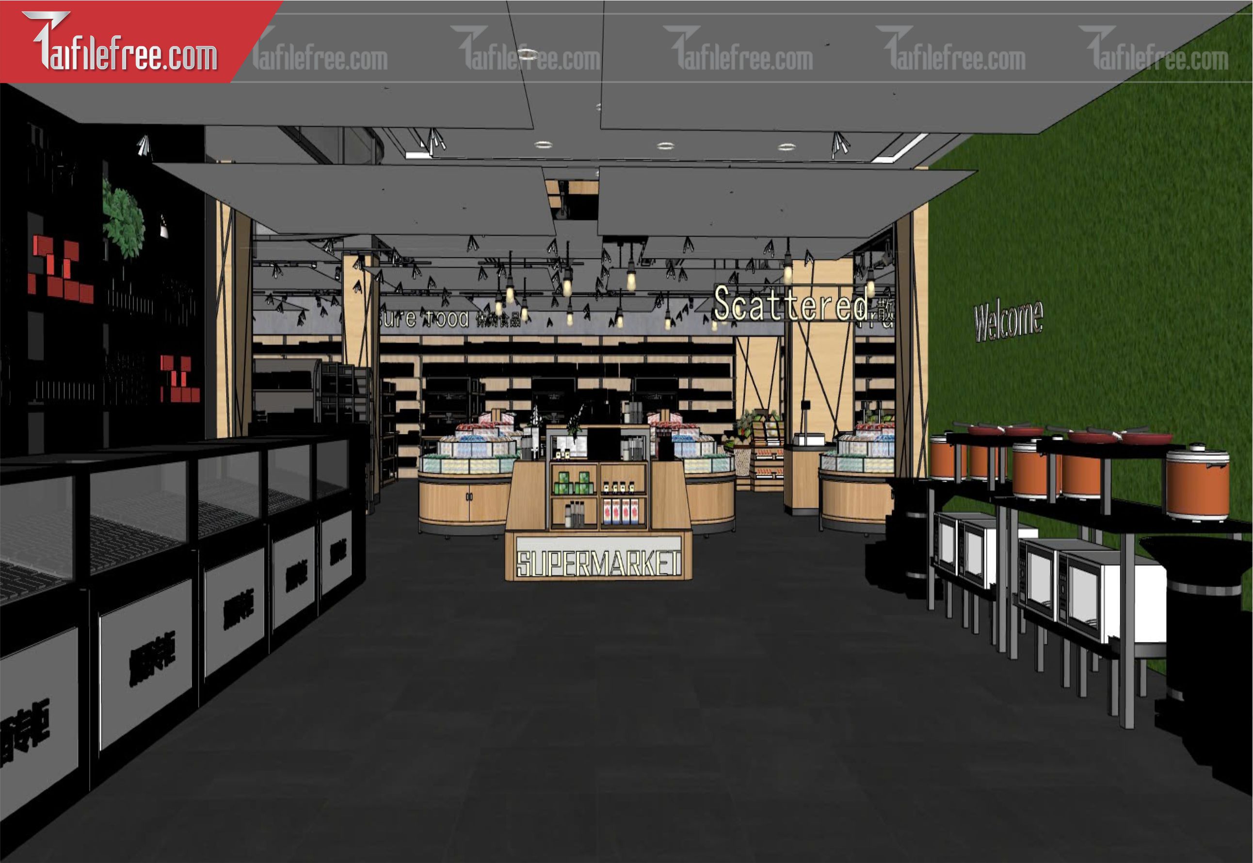 File 3D Sketchup Siêu Thị_SK533