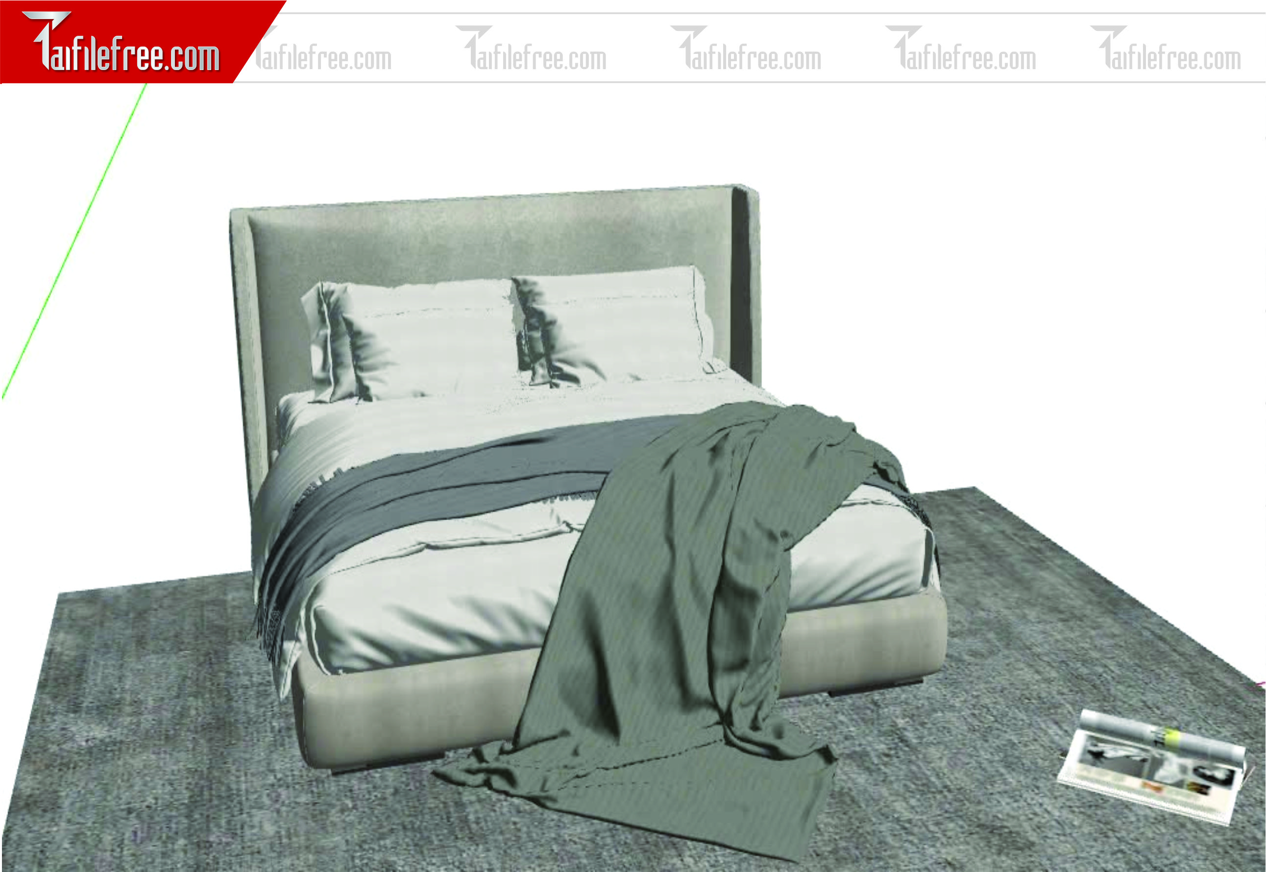 File 3D Sketchup Giường_SK546