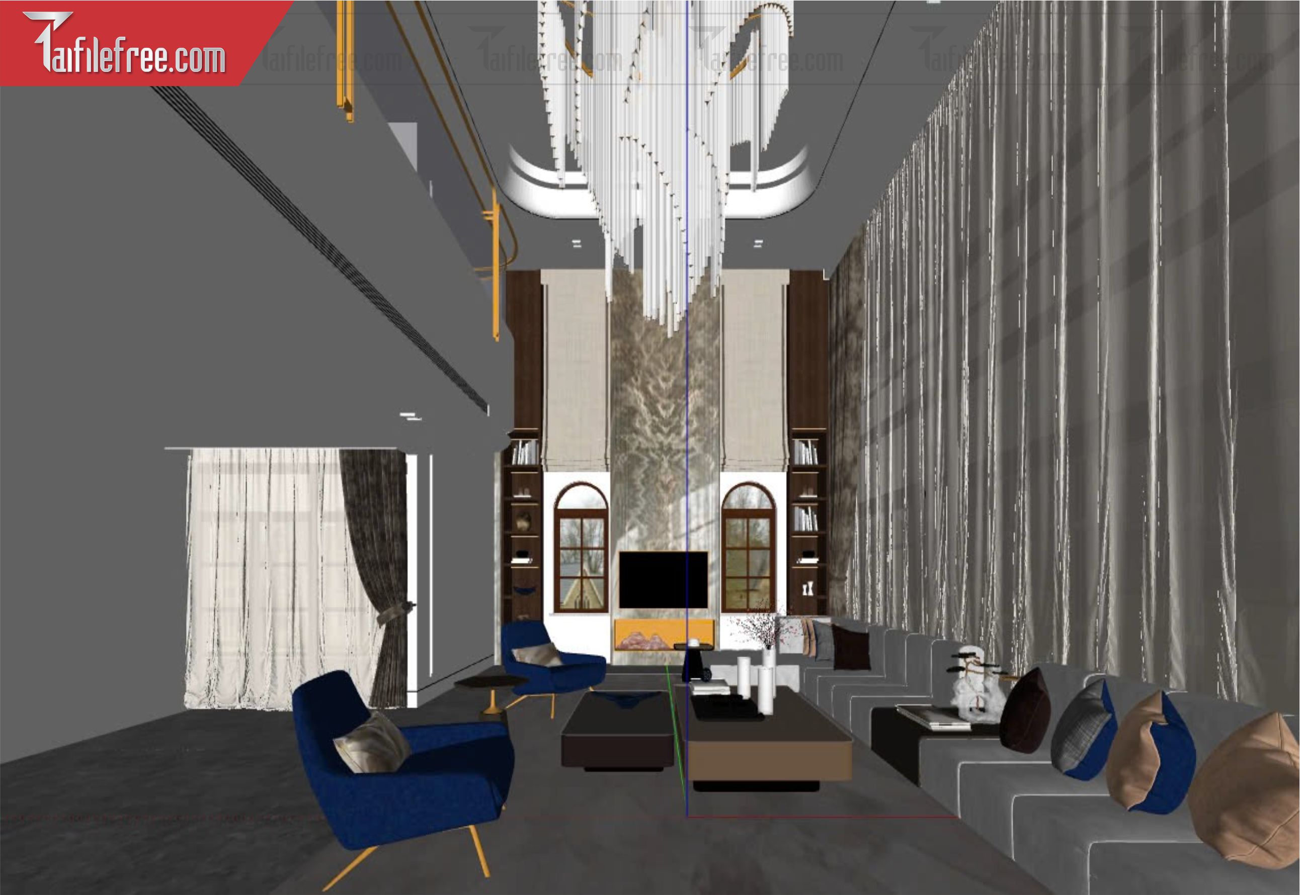 File 3D Sketchup Phòng Khách_SK549