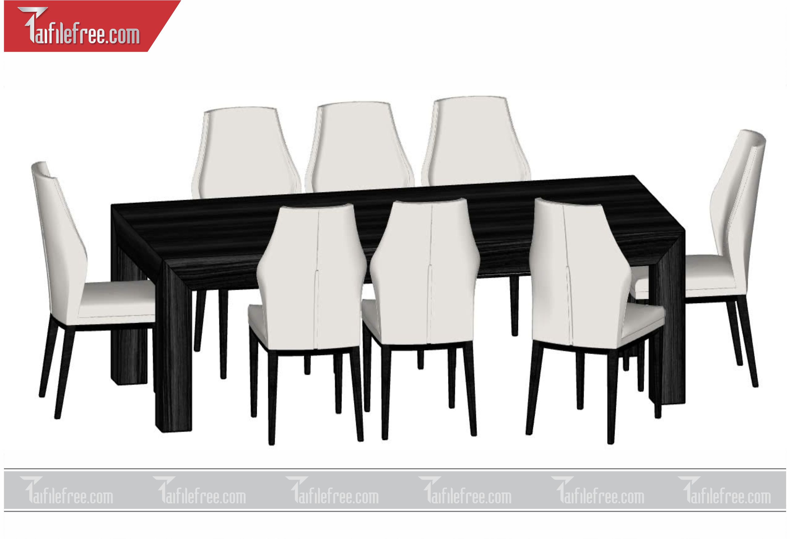File 3D Sketchup Bàn Ăn_SK56