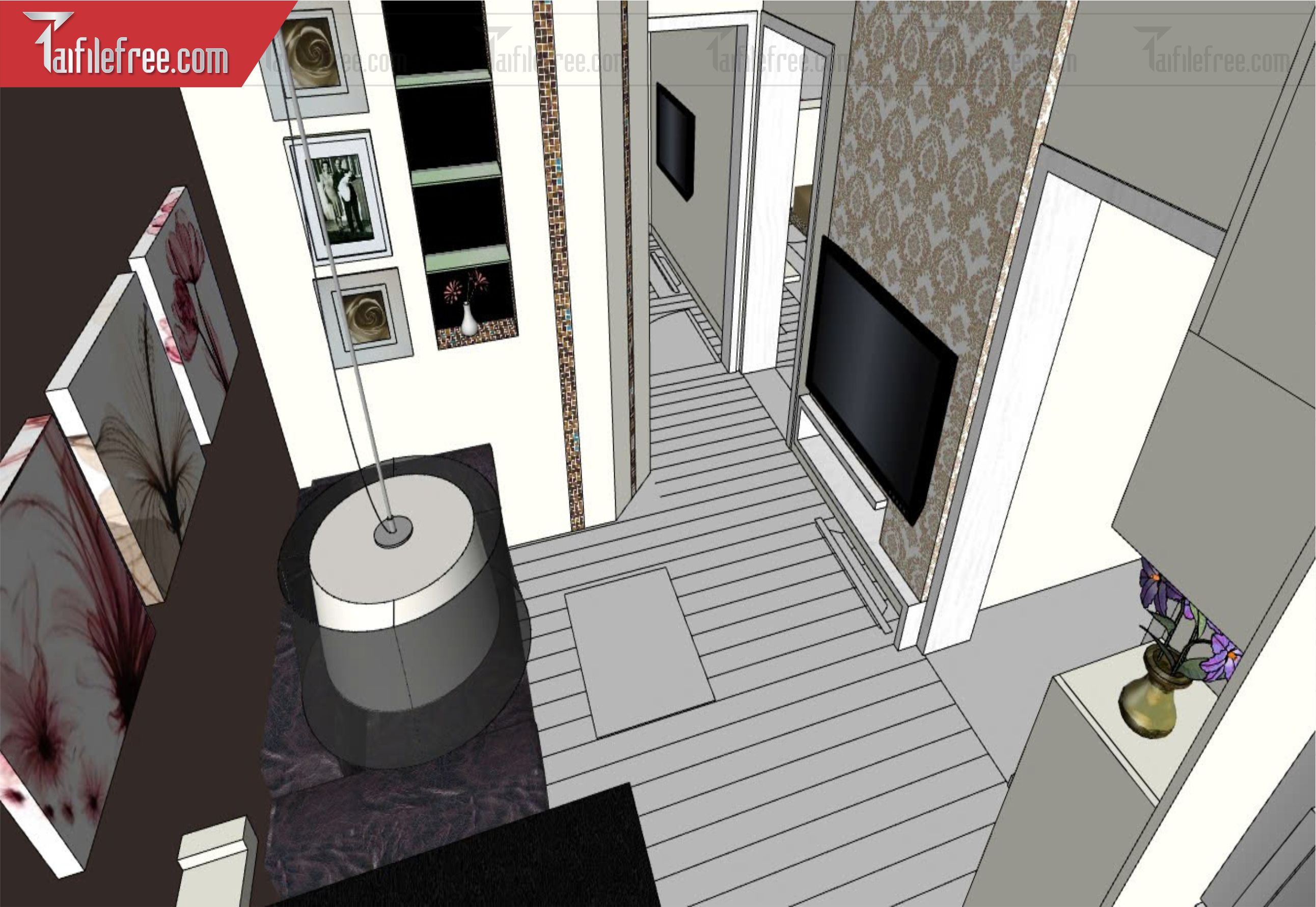 File 3D Sketchup Phòng Khách_SK575