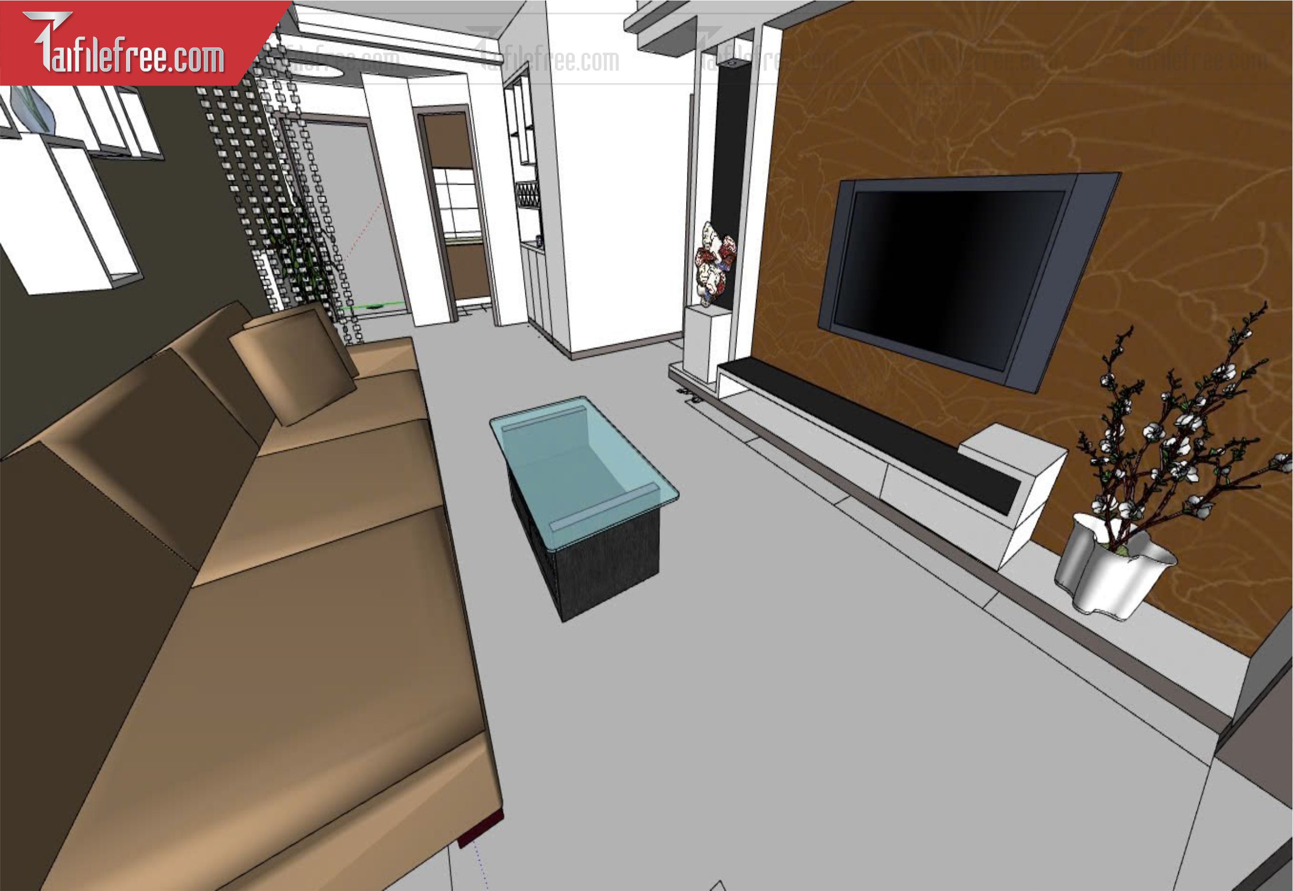 File 3D Sketchup Phòng Khách_SK577