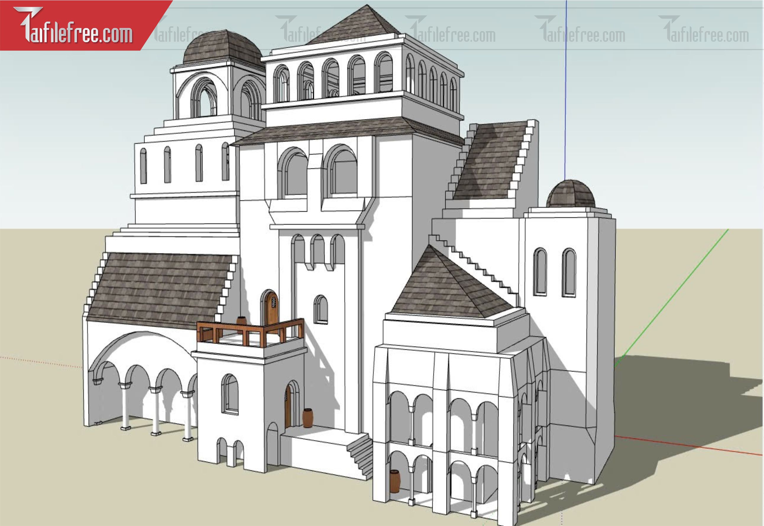 File 3D Sketchup Phong Cảnh _SK608