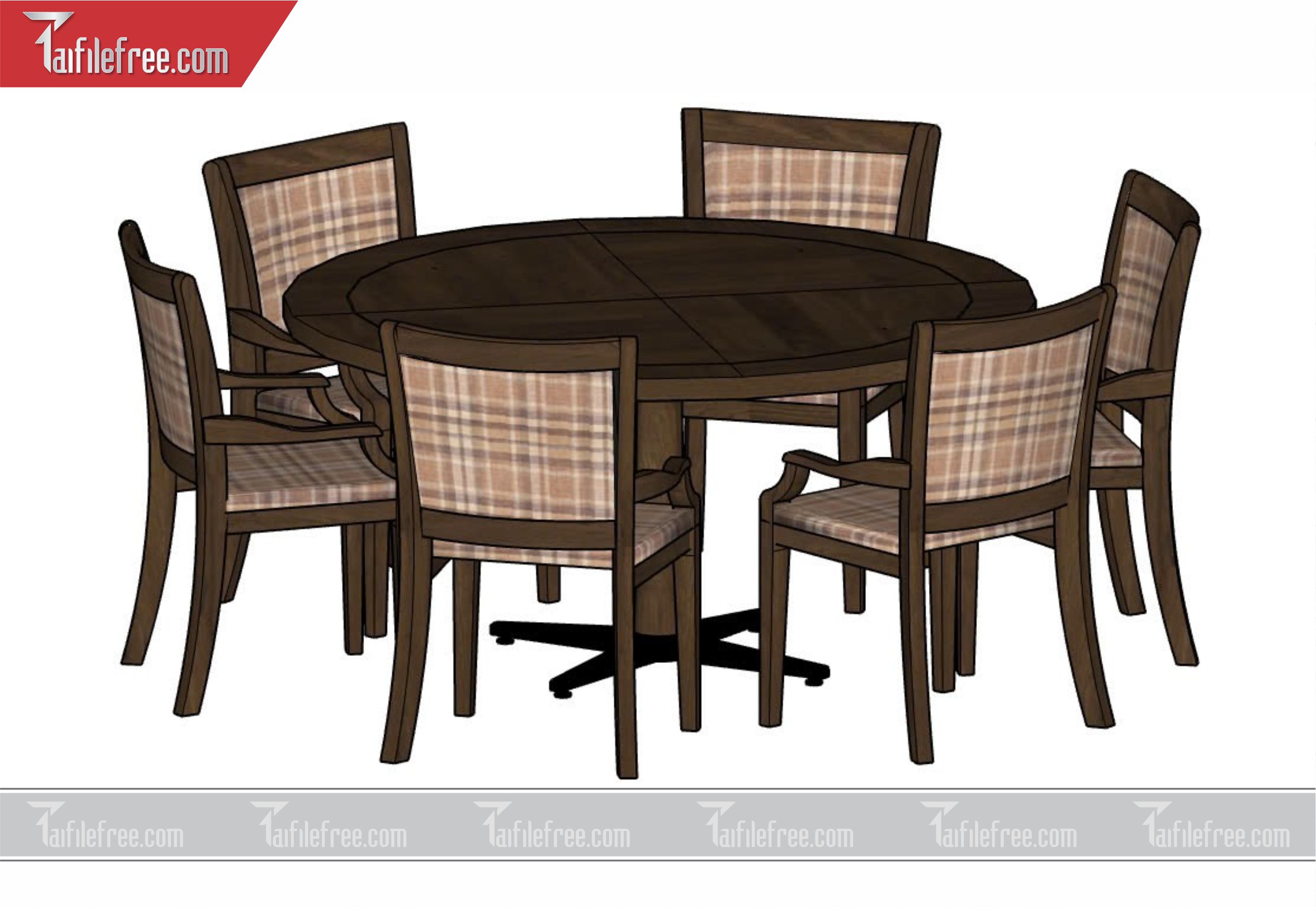 File 3D Sketchup Bàn Ăn_SK61