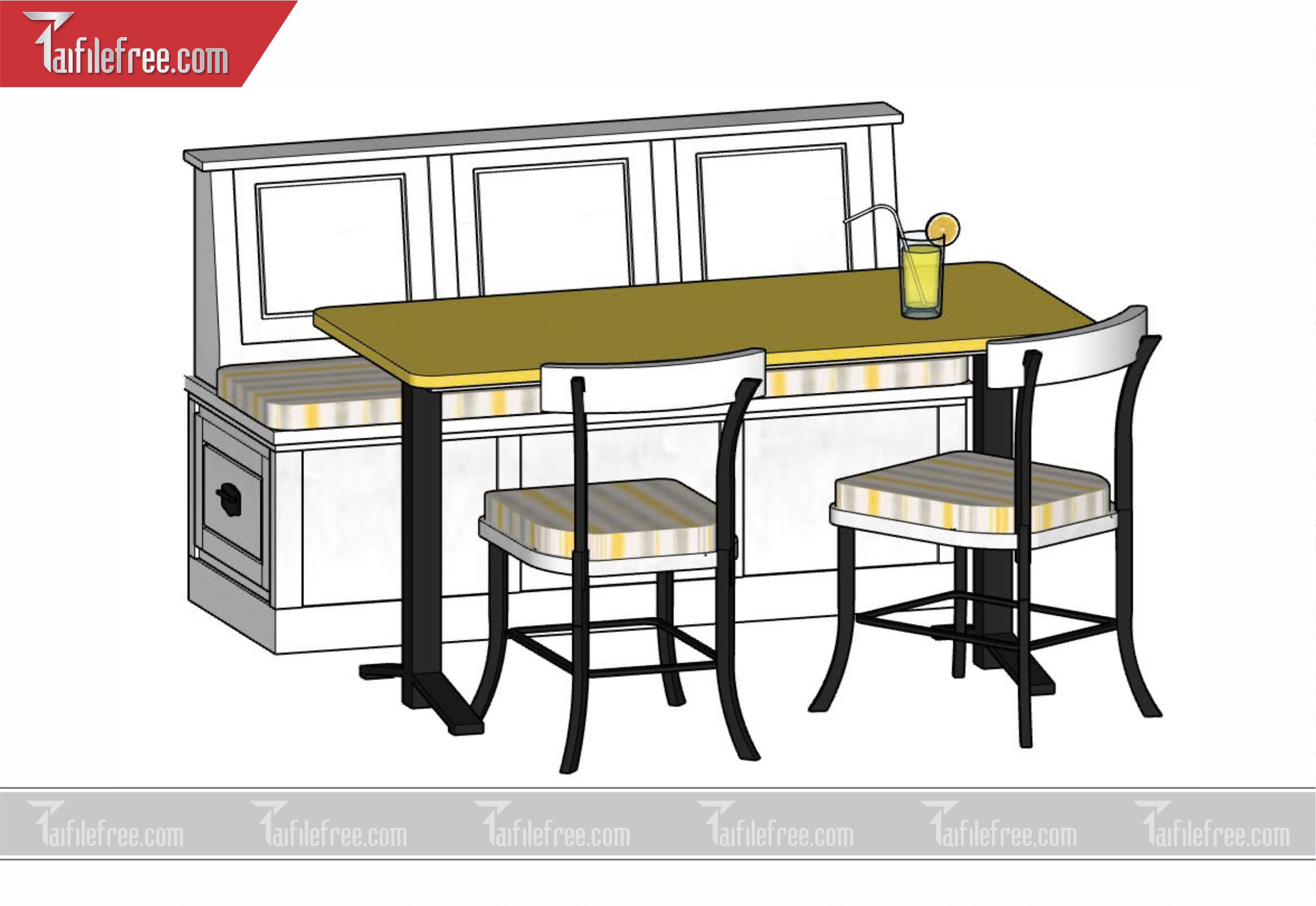 File 3D Sketchup Bàn Ăn_SK65