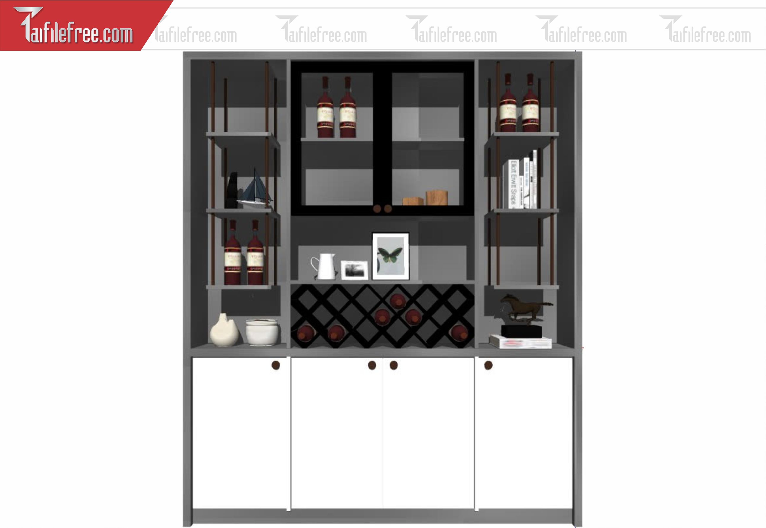 File 3D Sketchup Tủ _SK661