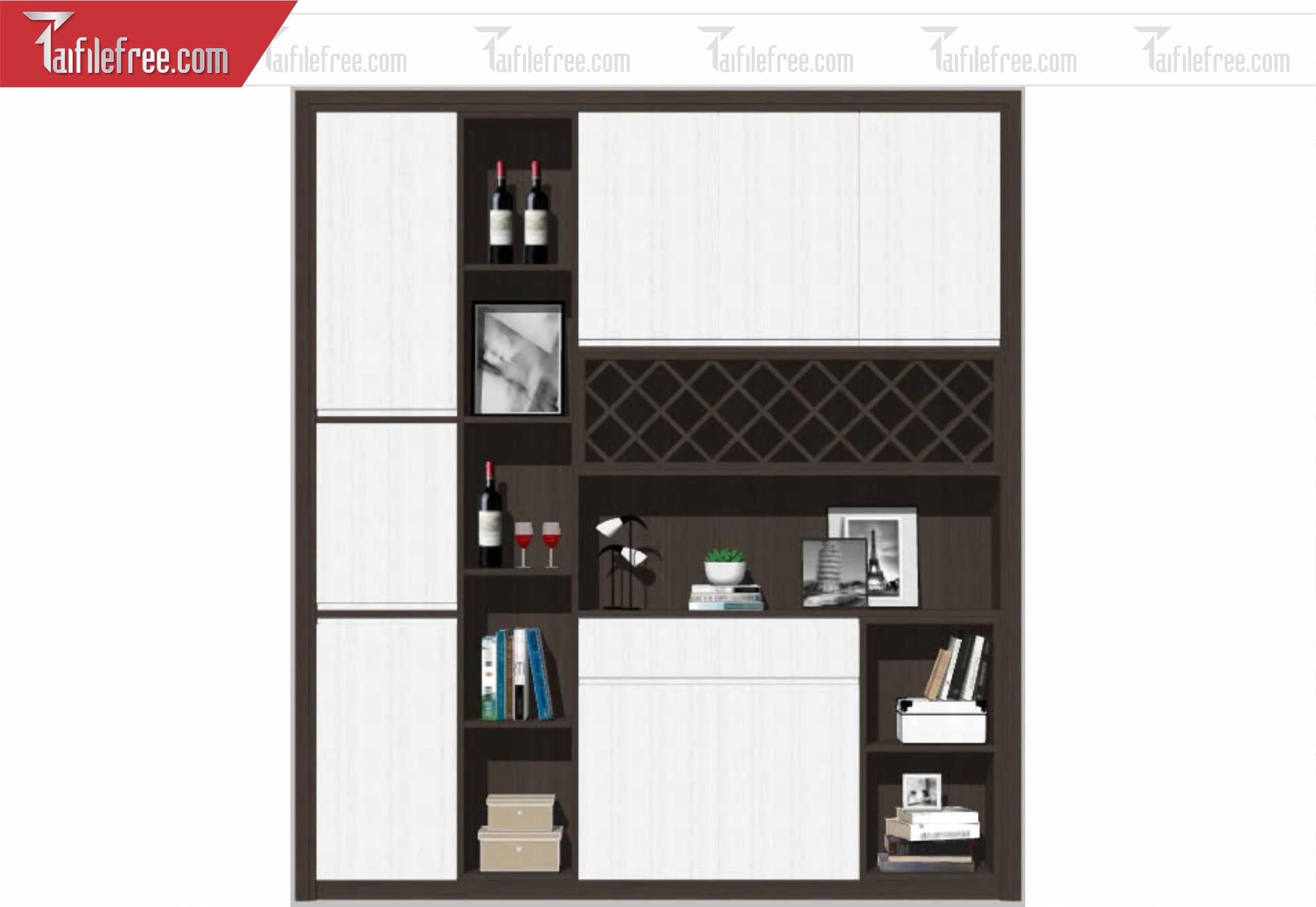 File 3D Sketchup Tủ _SK662