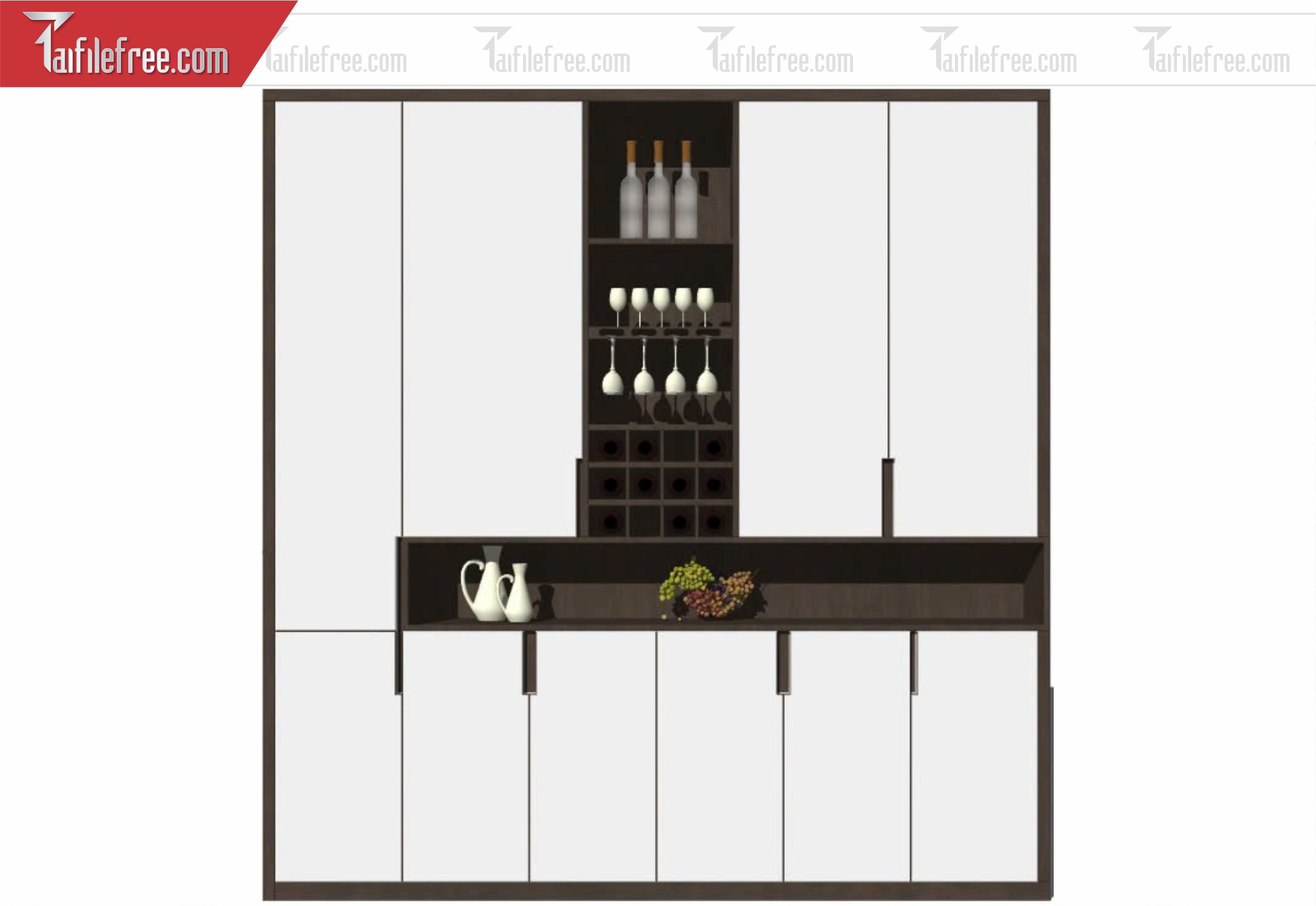 File 3D Sketchup Tủ _SK669