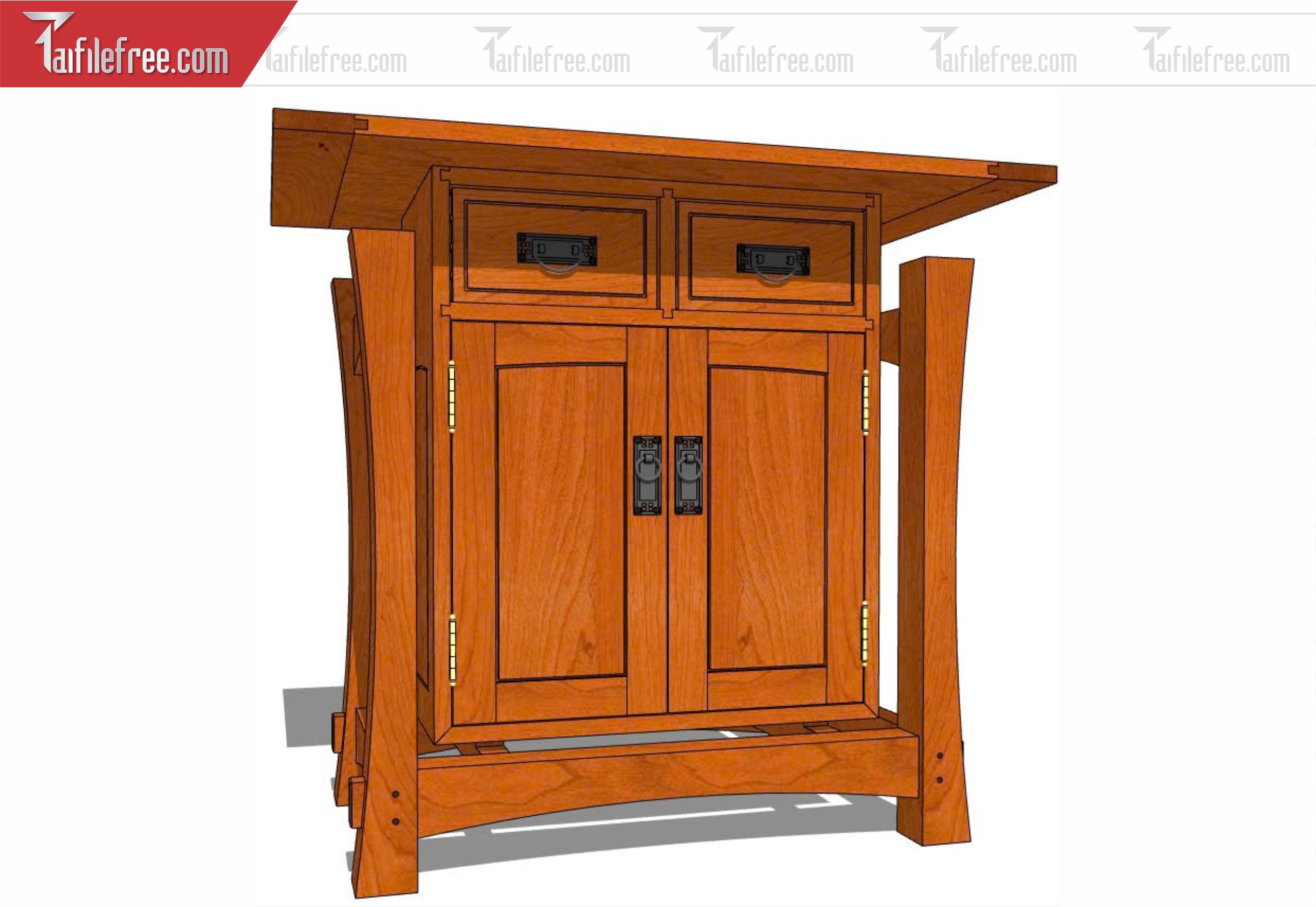 File 3D Sketchup Tủ _SK672