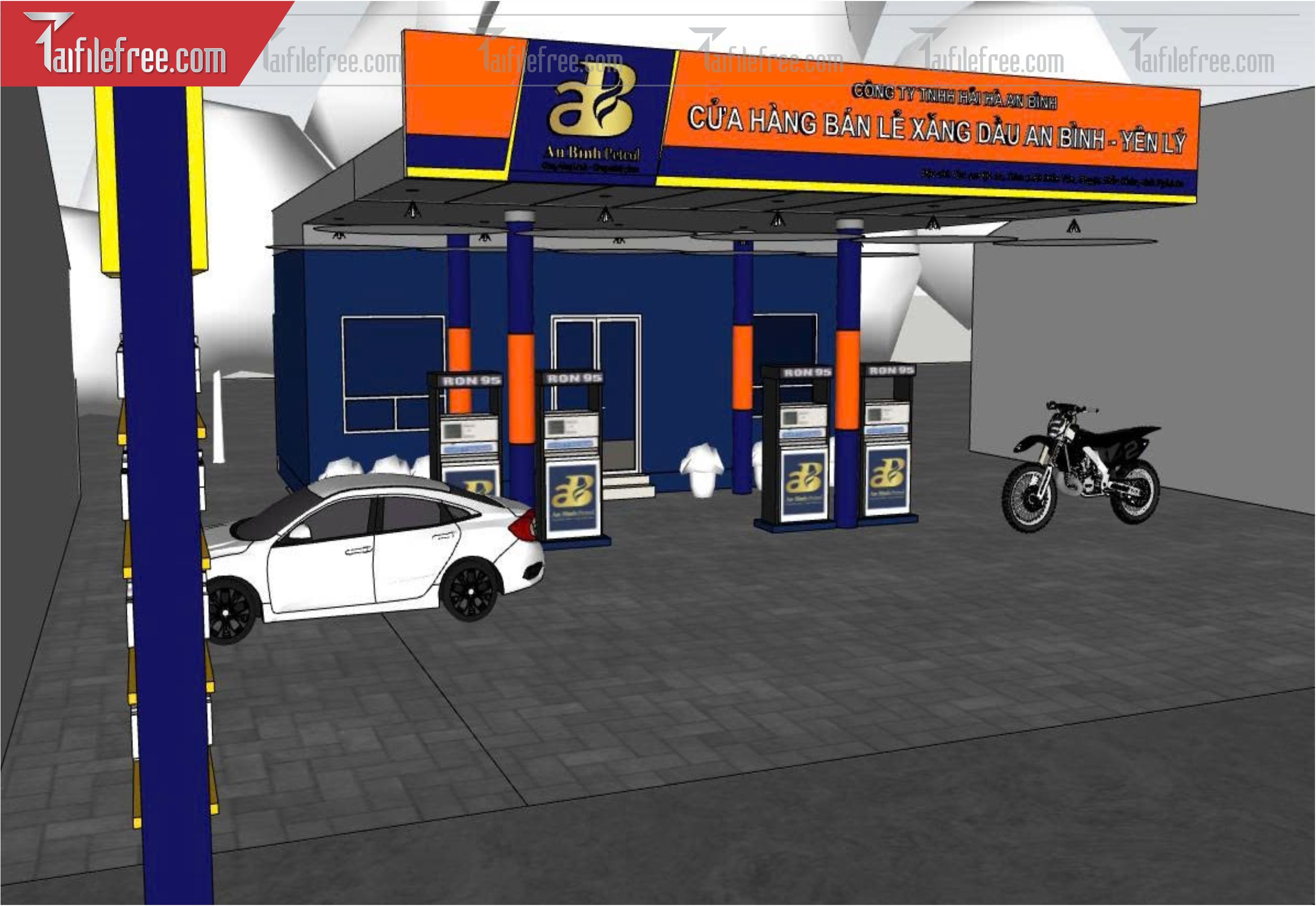 File 3D Sketchup Cửa Hoàng Xăng _SK698