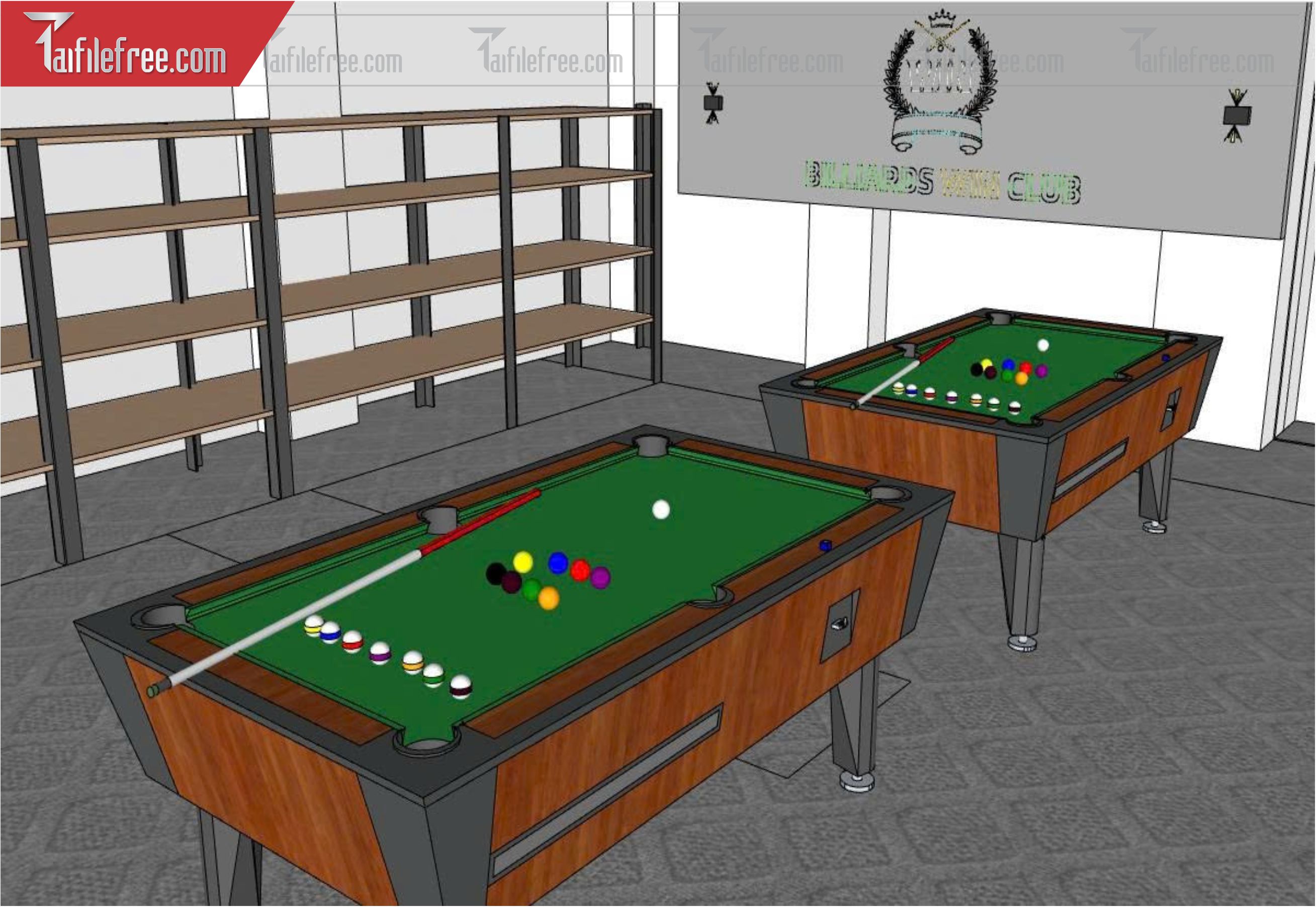 File 3D Sketchup Quán Bida_SK702
