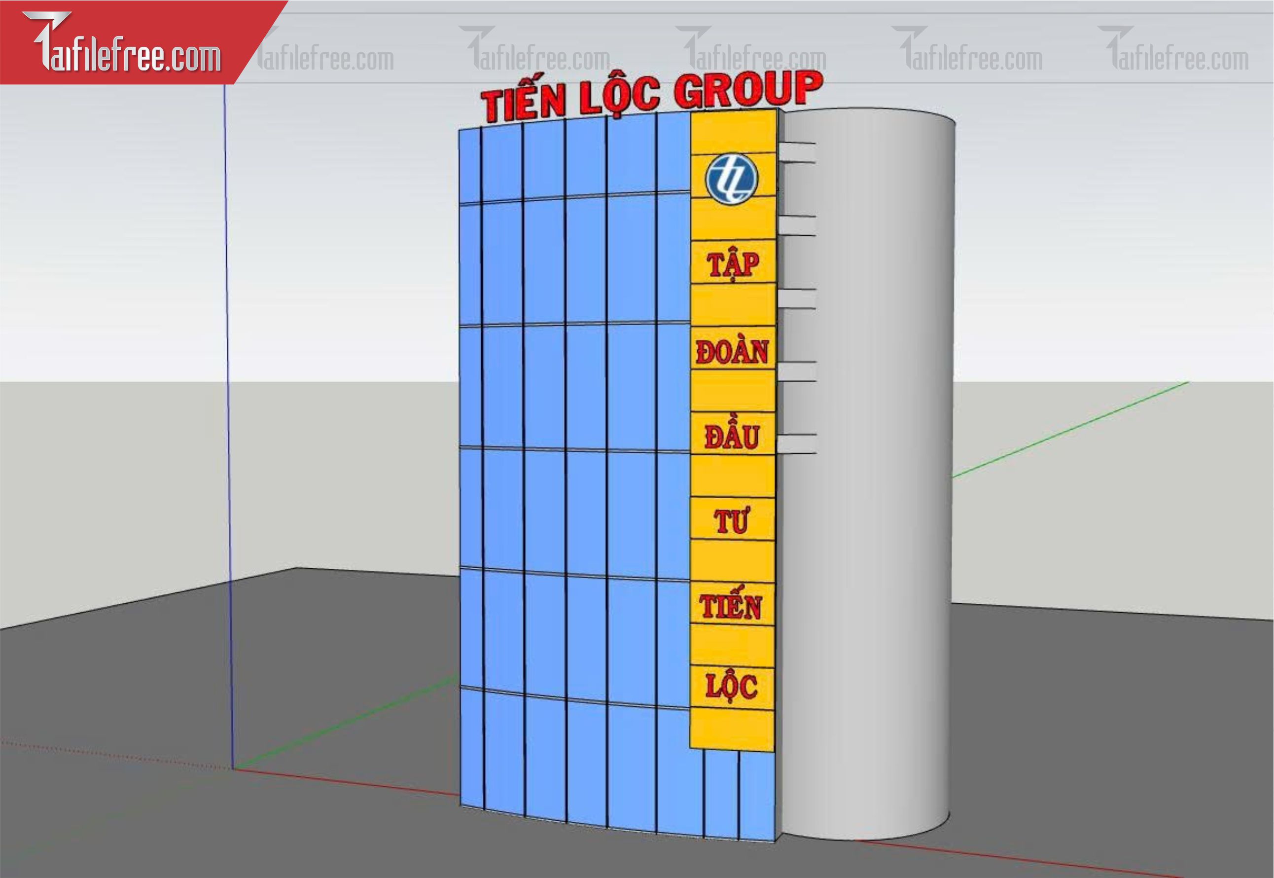 File 3D Sketchup Công Ty Tiến Lộc_SK721