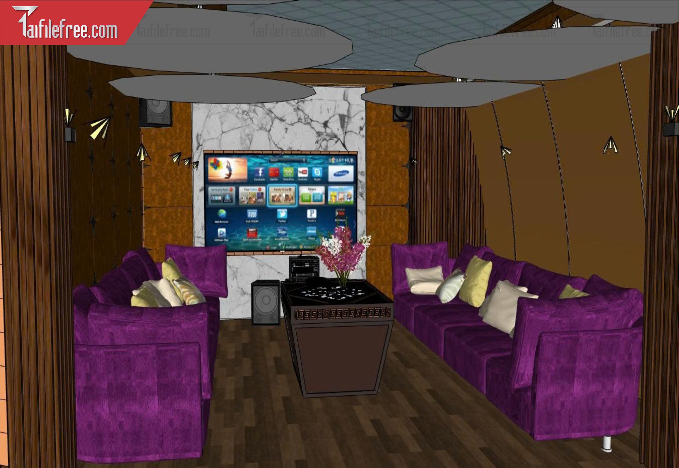 File 3D Sketchup Phòng Khách_SK725