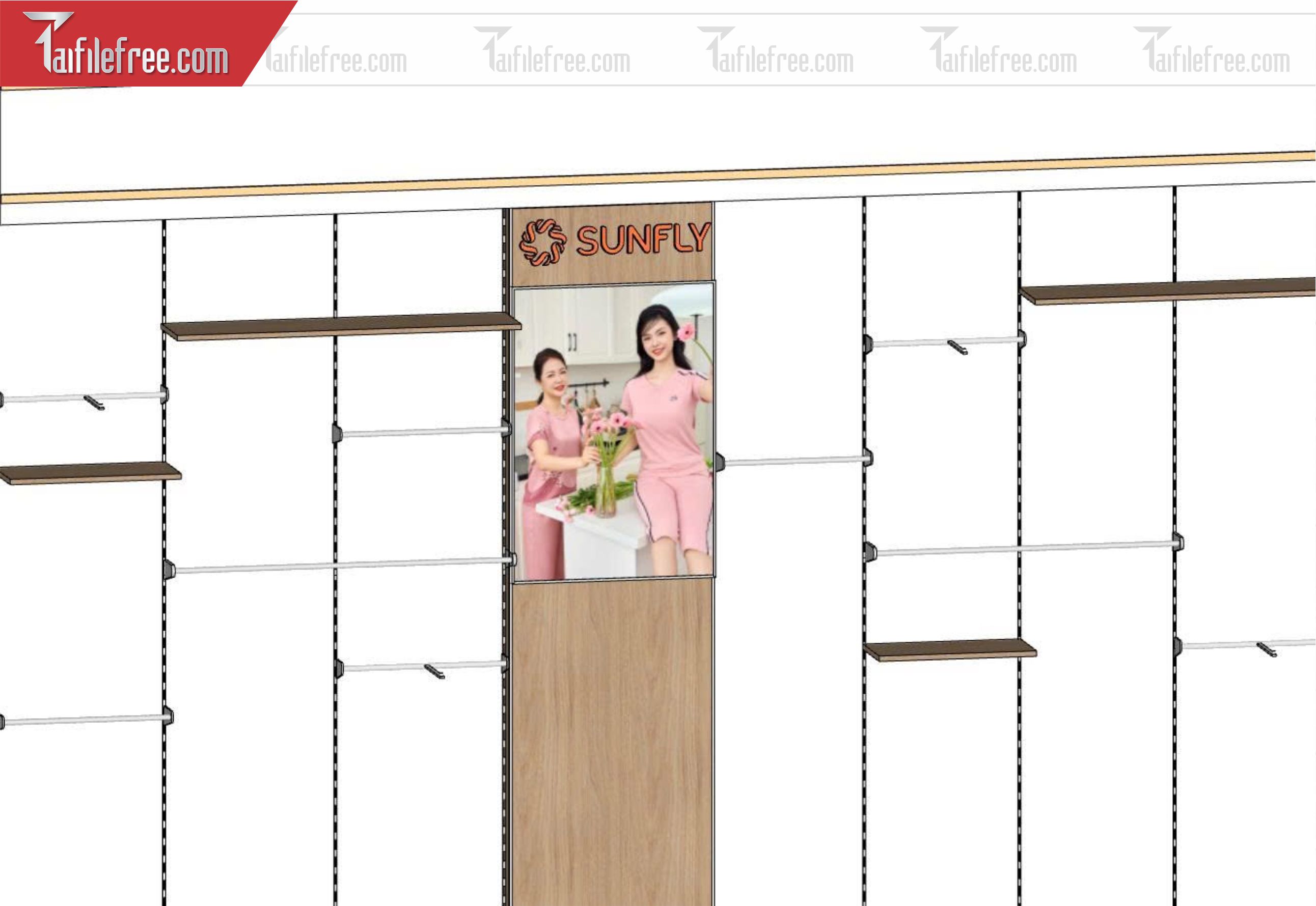 File 3D Sketchup Cửa Hàng_SK734