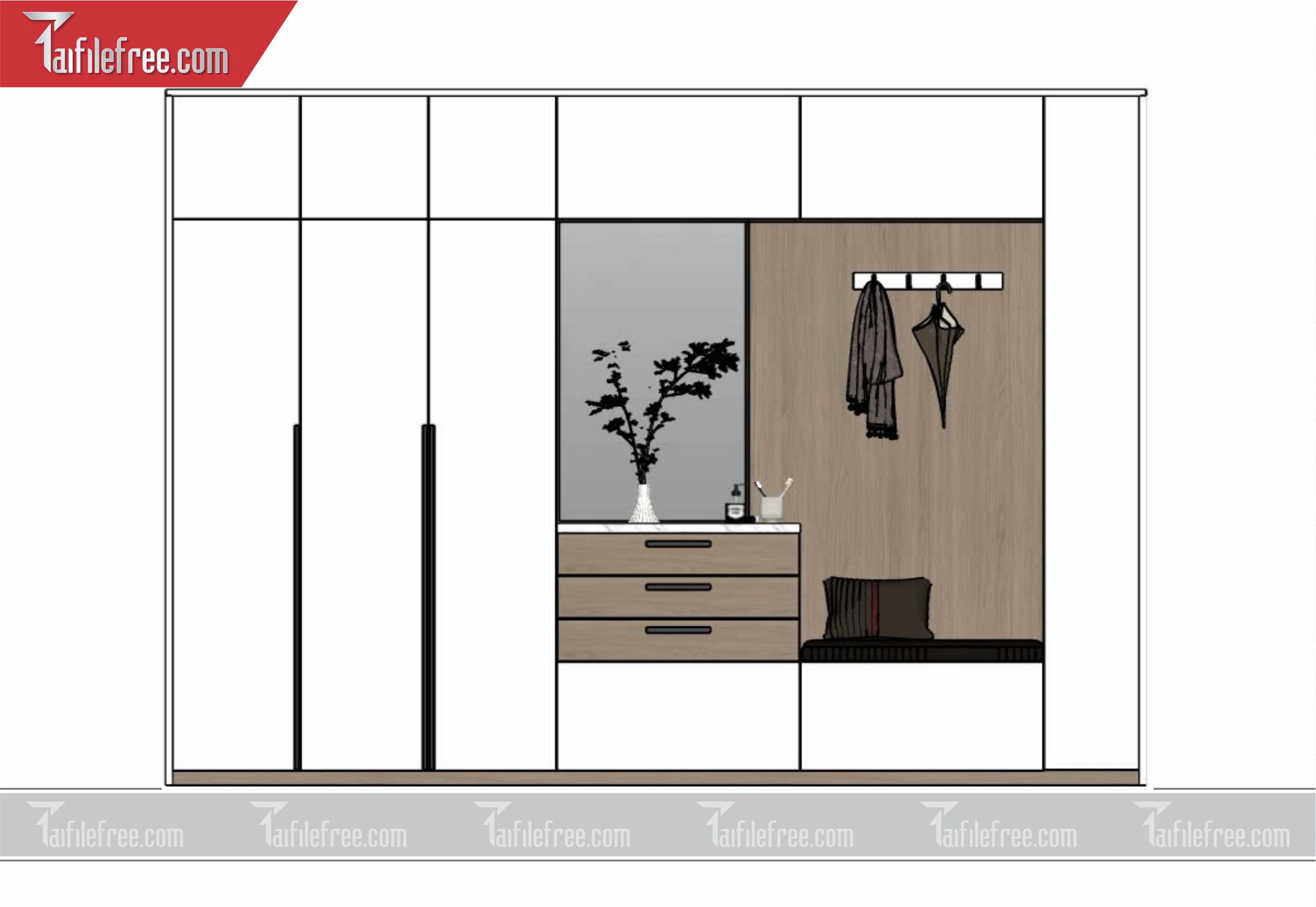 File 3D Sketchup Bàn Ăn_SK75