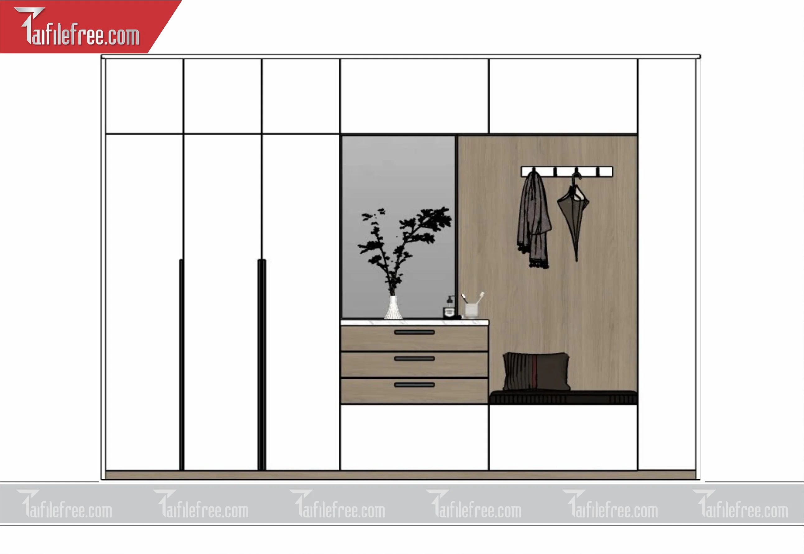 File 3D Sketchup Bàn Ăn_SK75