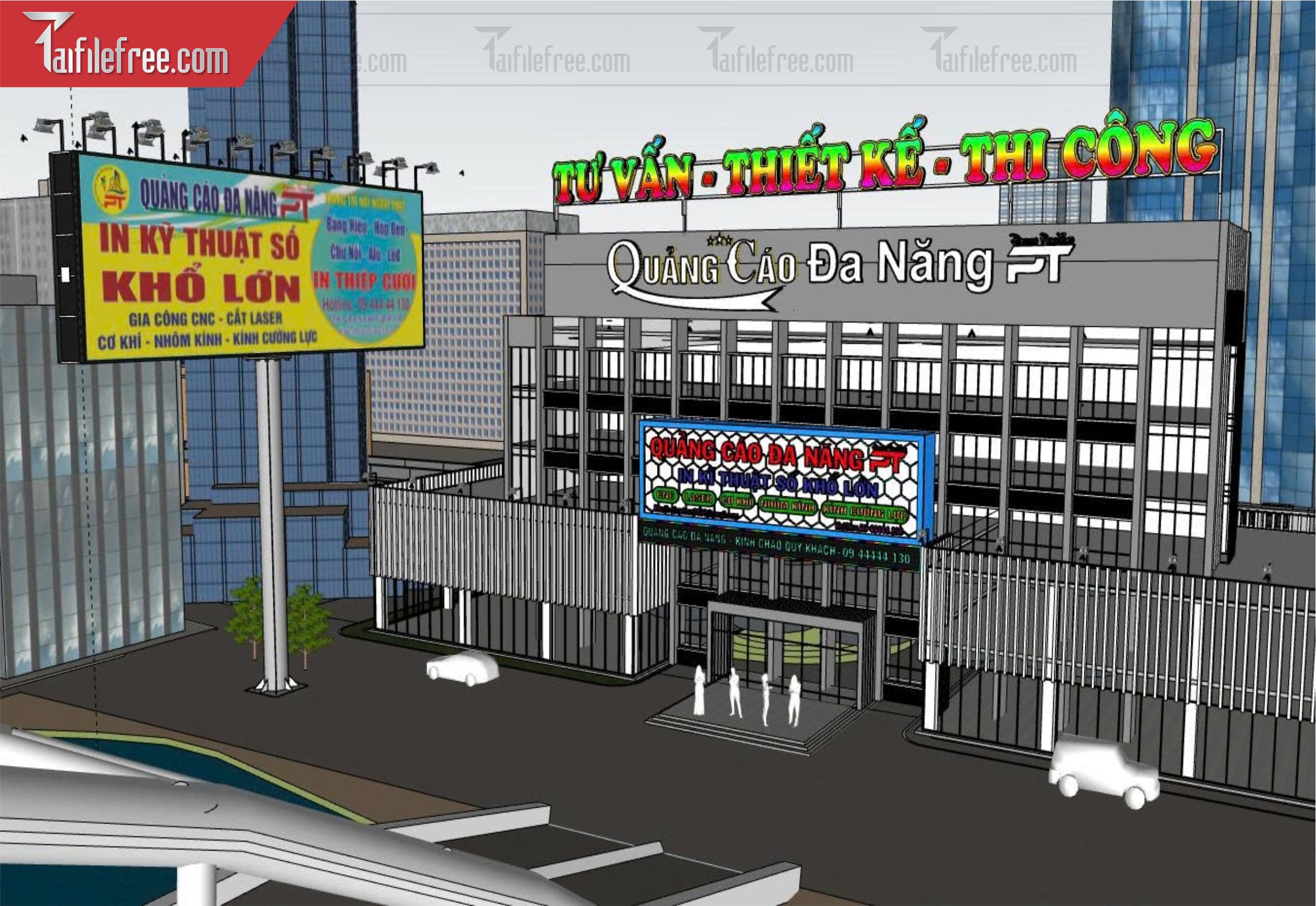 File 3D Sketchup Quảng Cáo_SK772