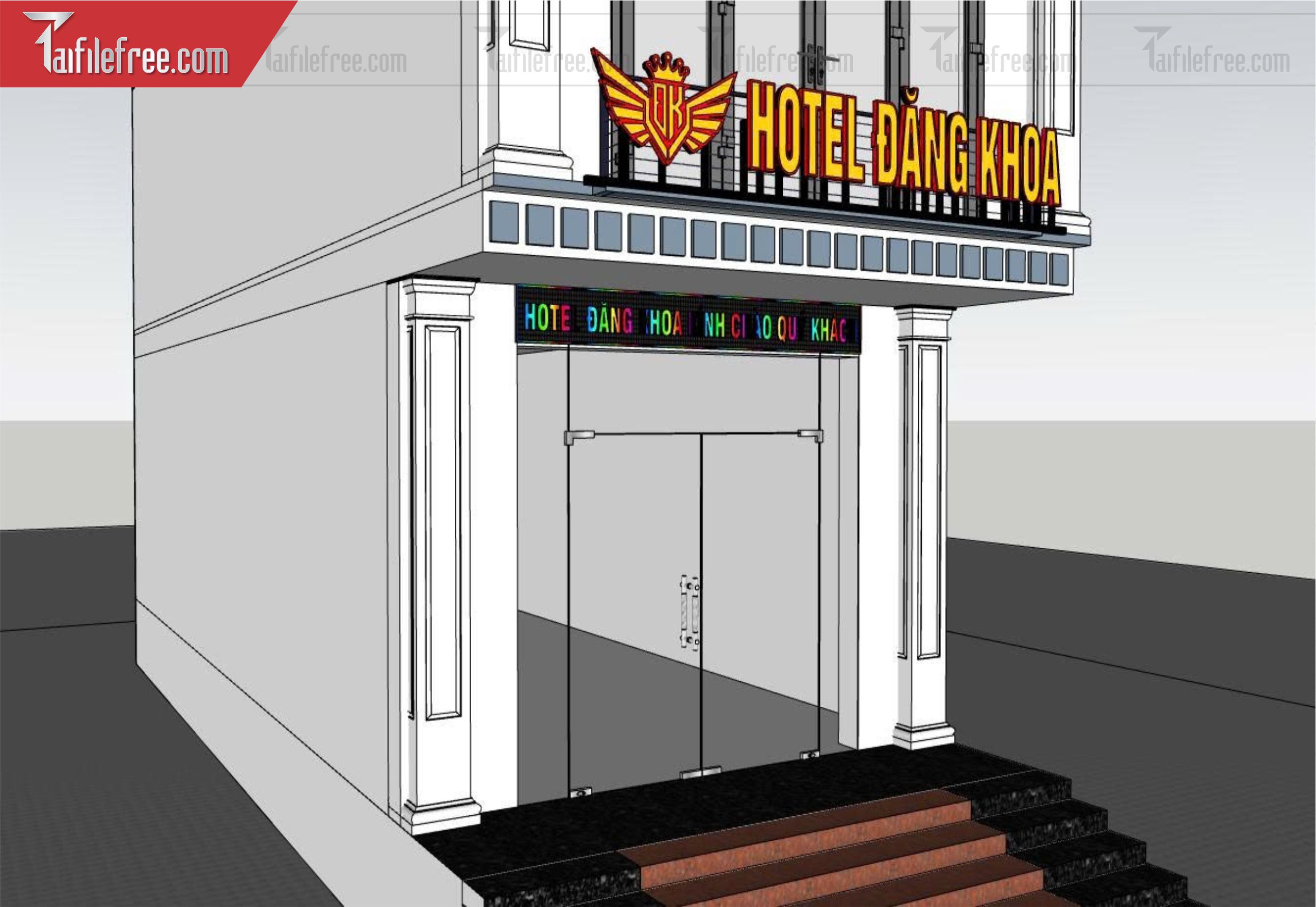 File 3D Sketchup Nhà Nghỉ_SK775