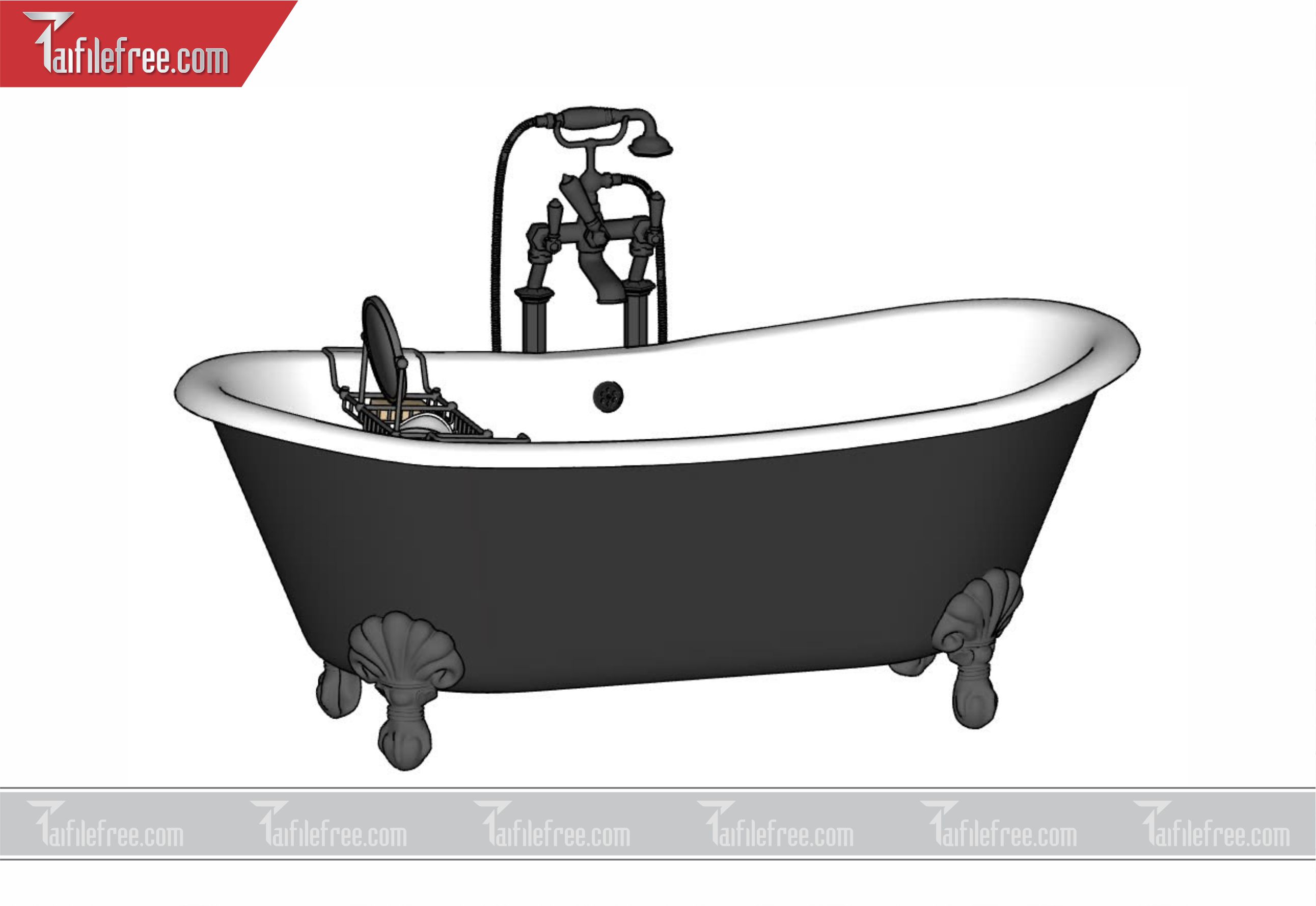 File 3D Sketchup Chậu Tắm_SK98